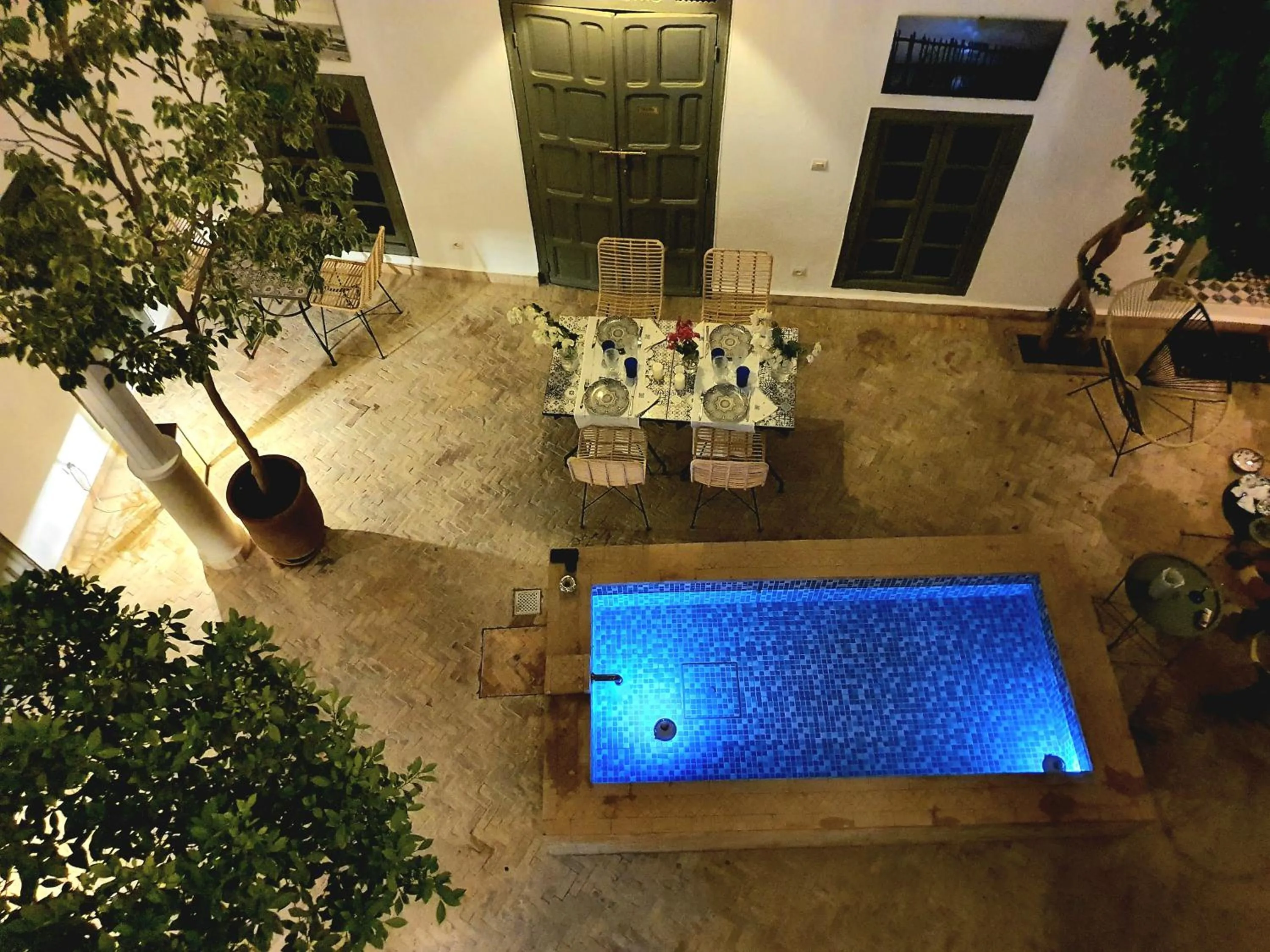 Patio in Riad Dar Zouar & Spa
