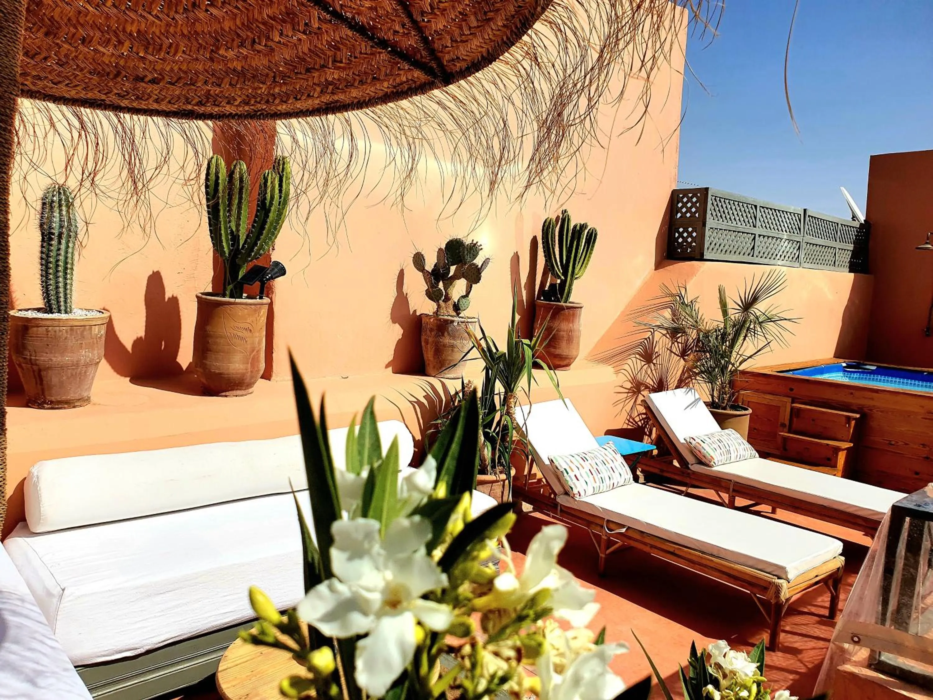 Solarium in Riad Dar Zouar & Spa