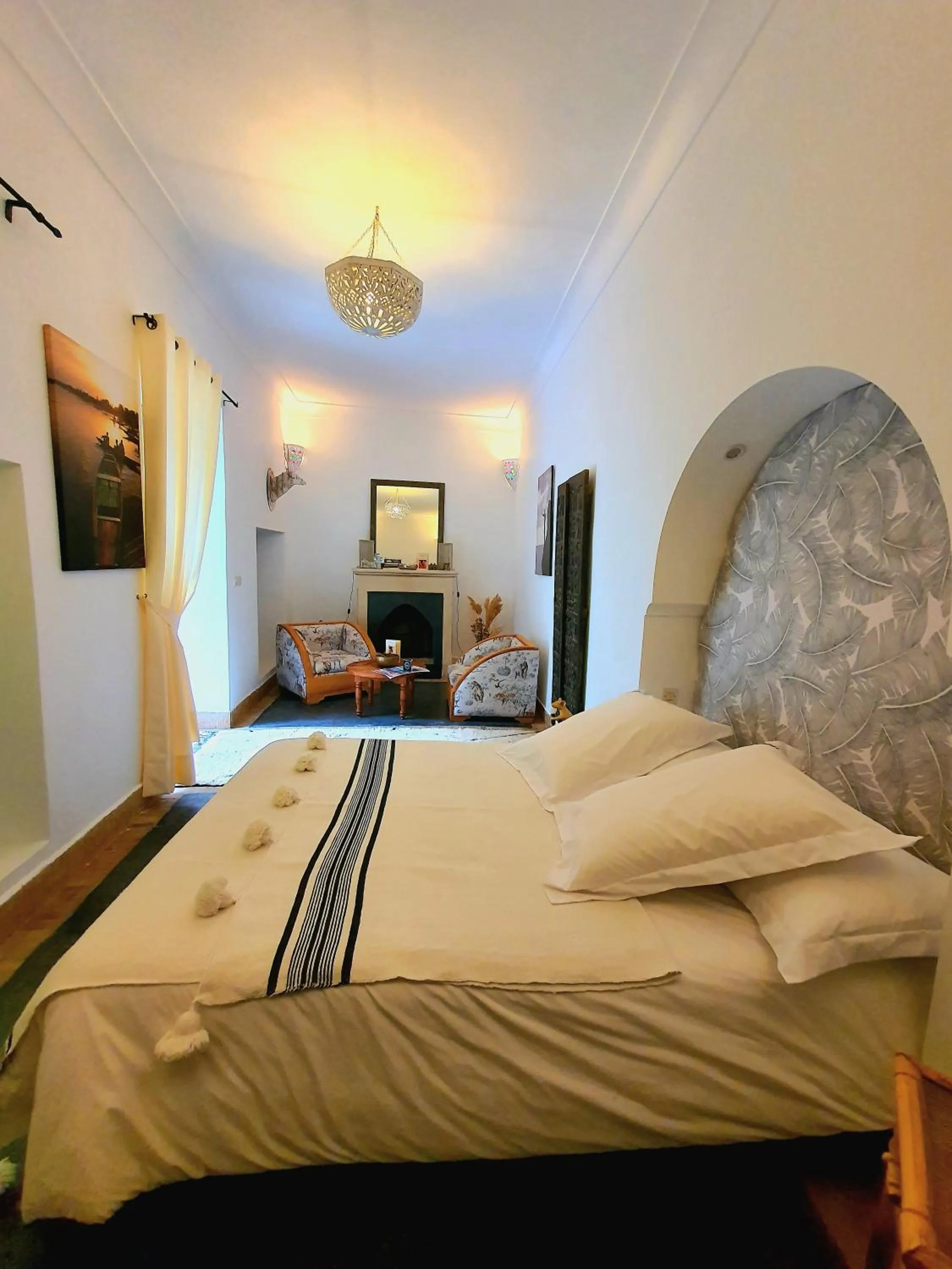 Bedroom, Bed in Riad Dar Zouar & Spa