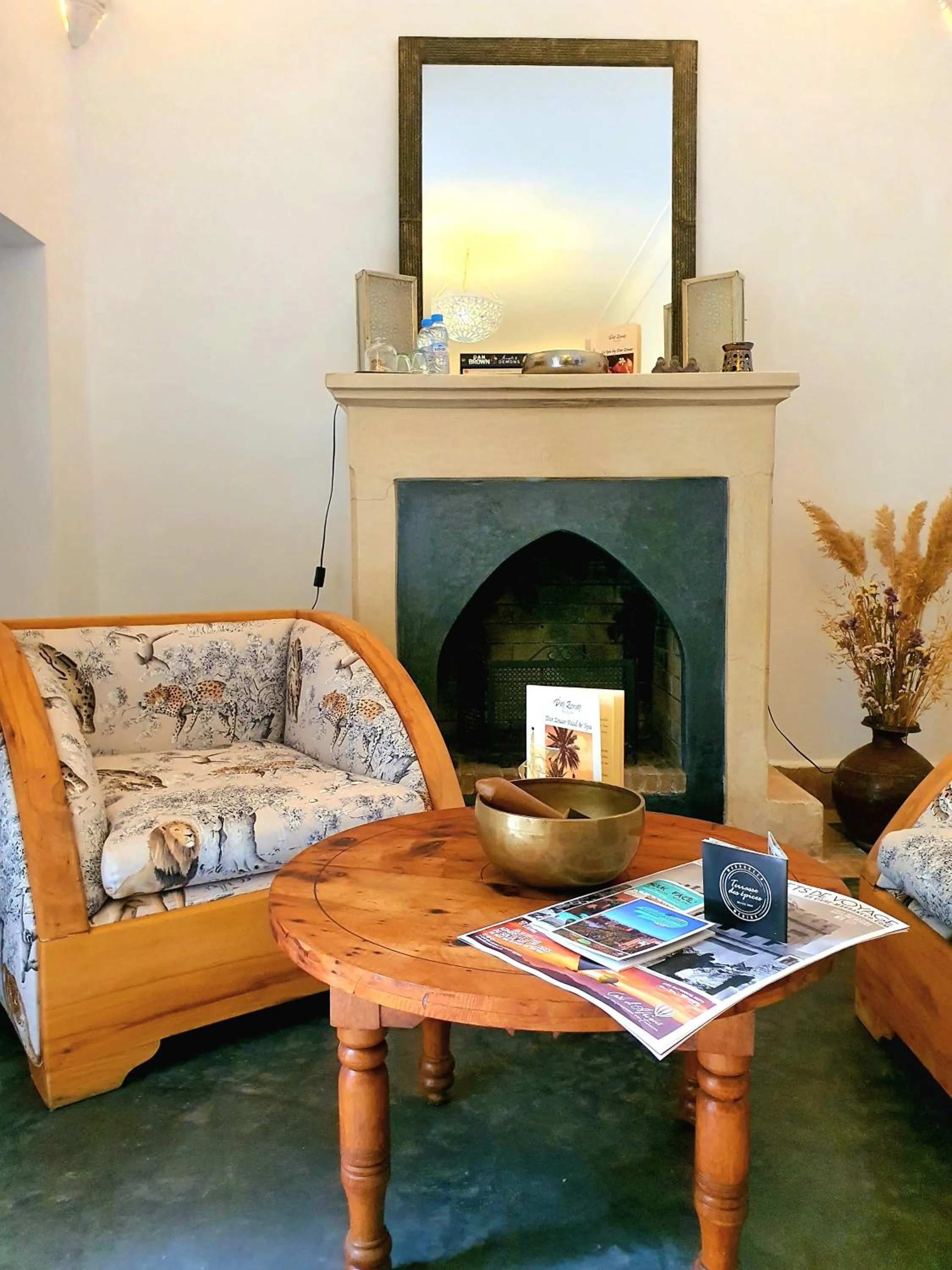Living room in Riad Dar Zouar & Spa