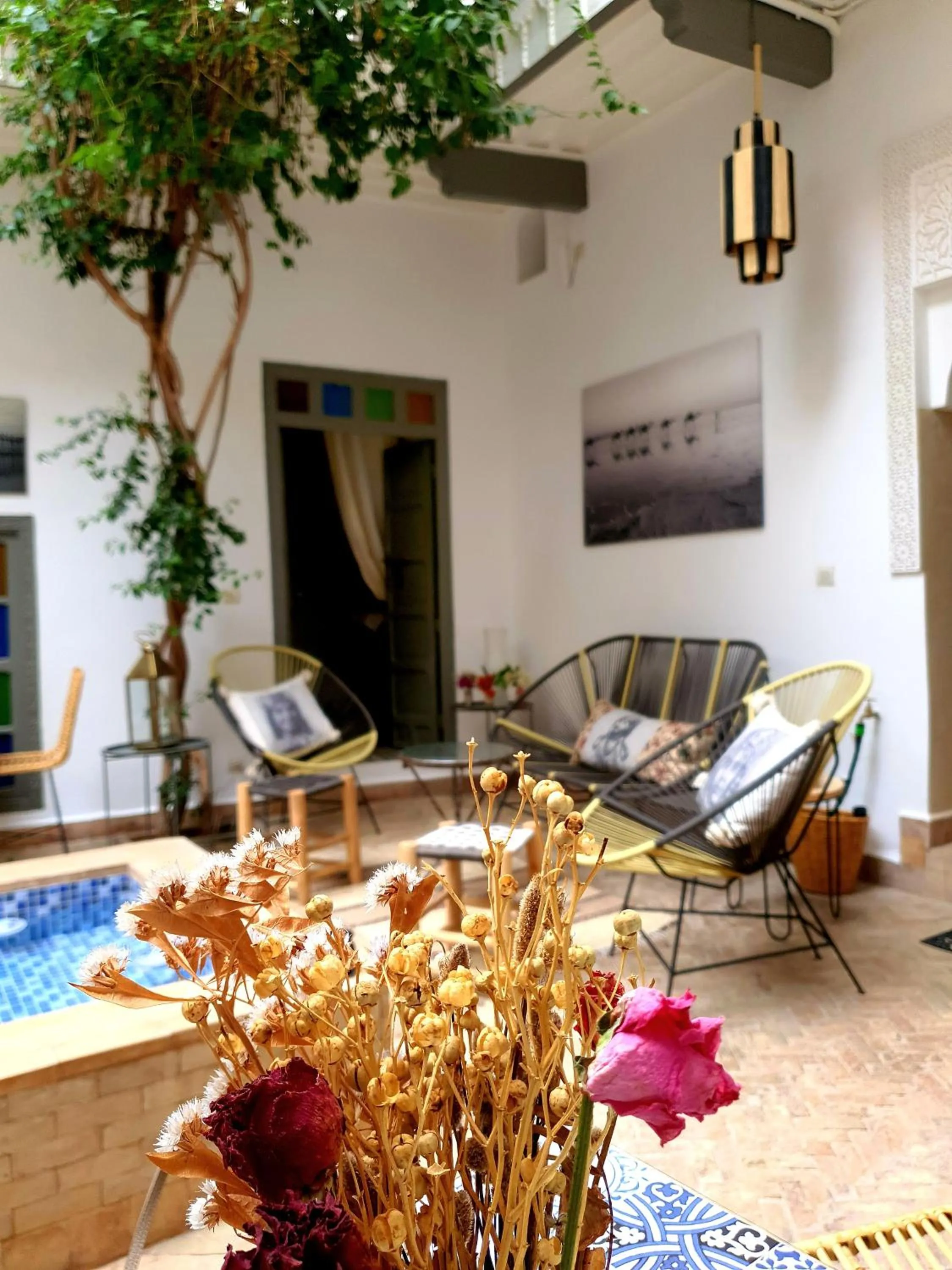 Patio in Riad Dar Zouar & Spa