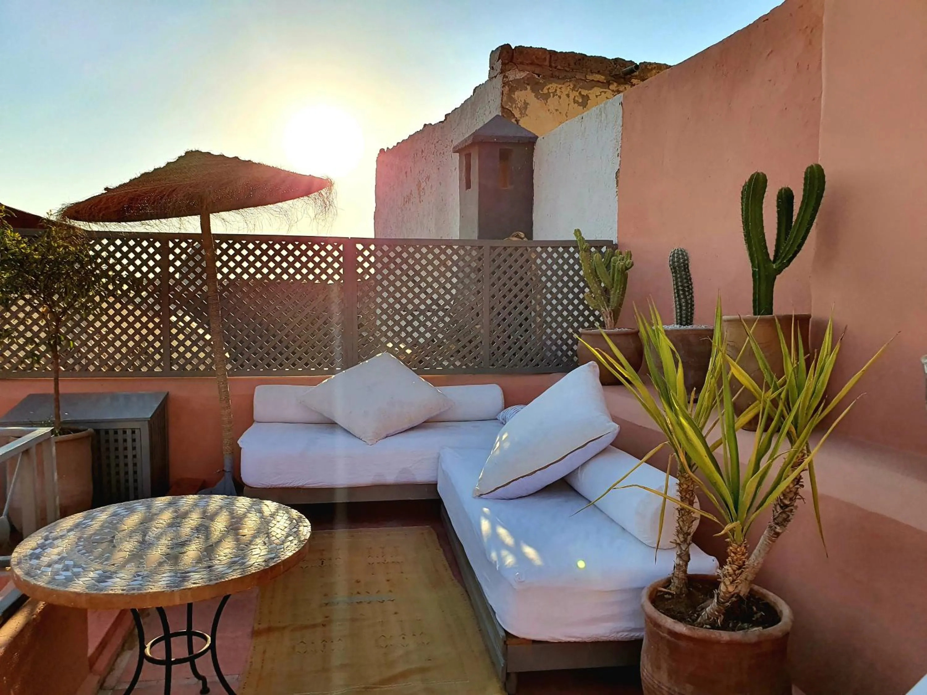 Balcony/Terrace in Riad Dar Zouar & Spa
