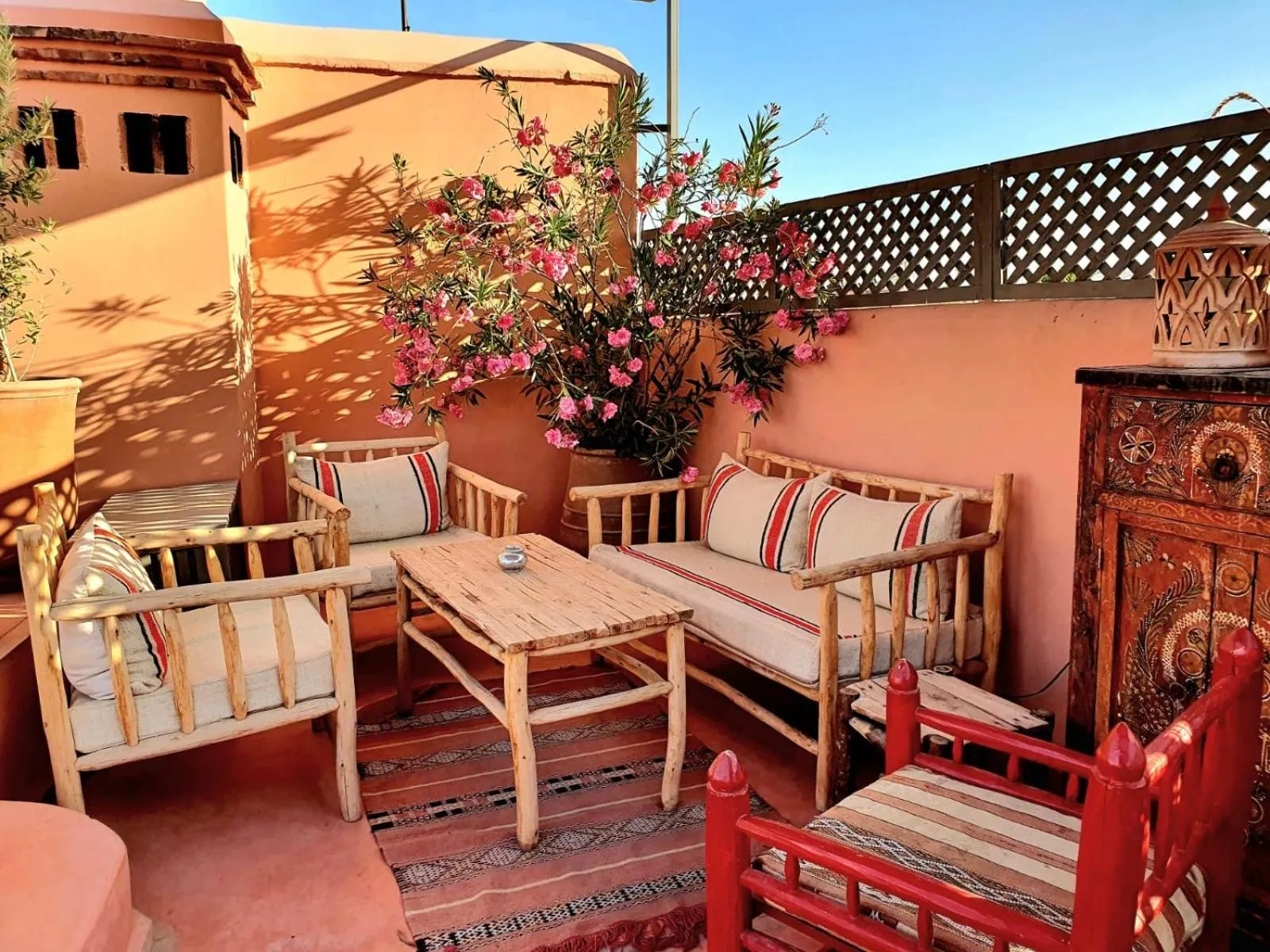 Balcony/Terrace in Riad Dar Zouar & Spa