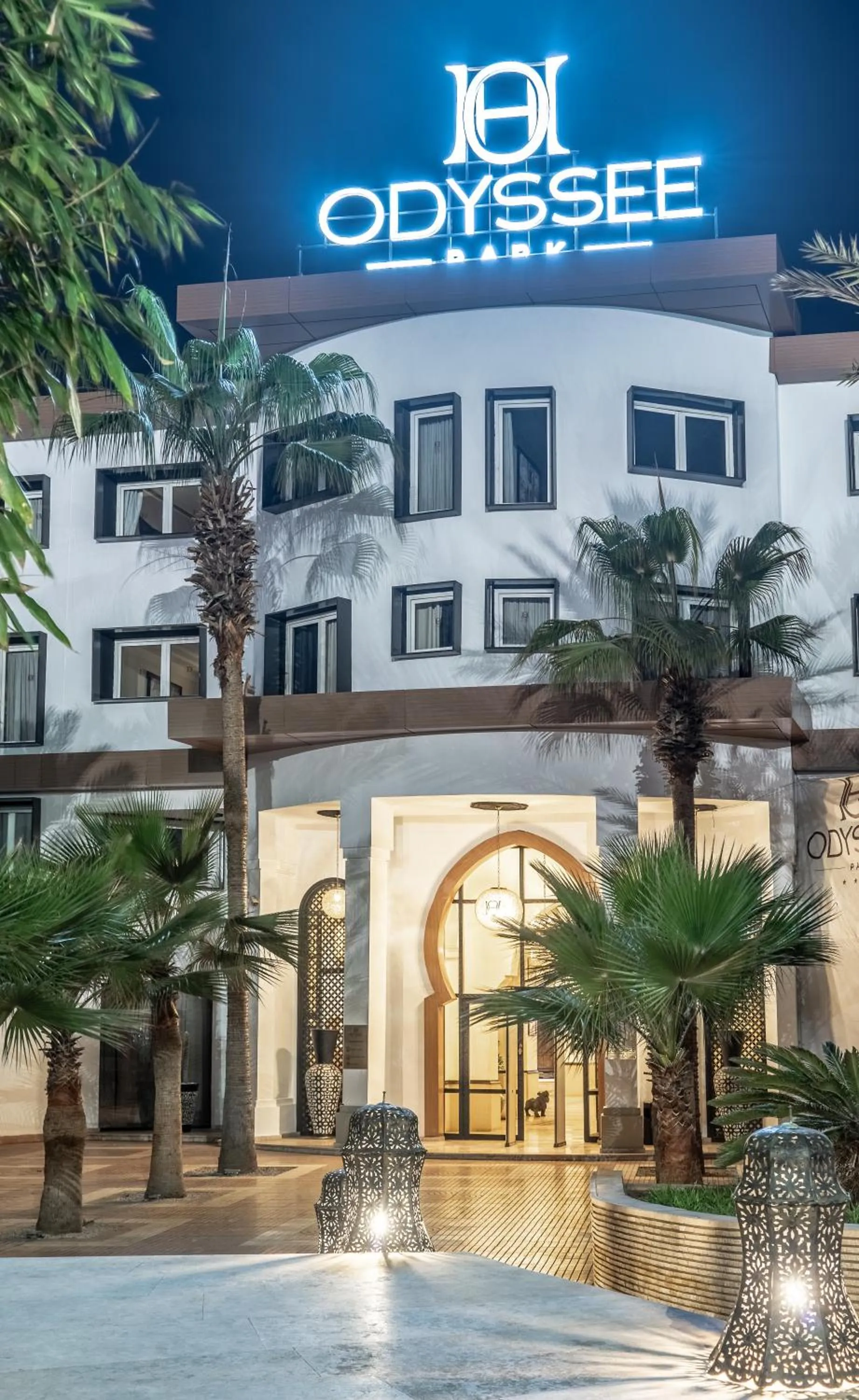 Property building in Odyssee Park Hotel