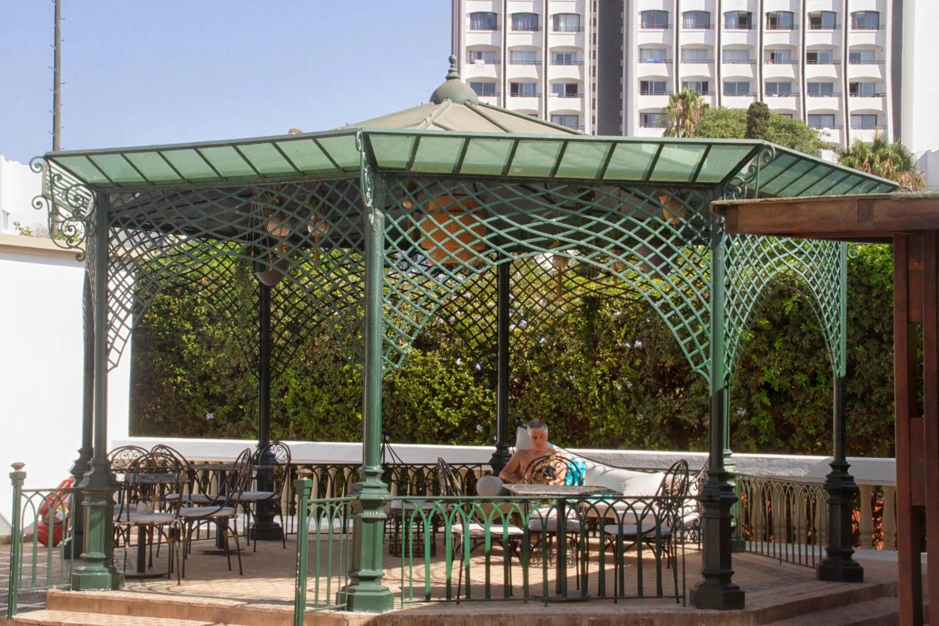 Patio in Odyssee Park Hotel
