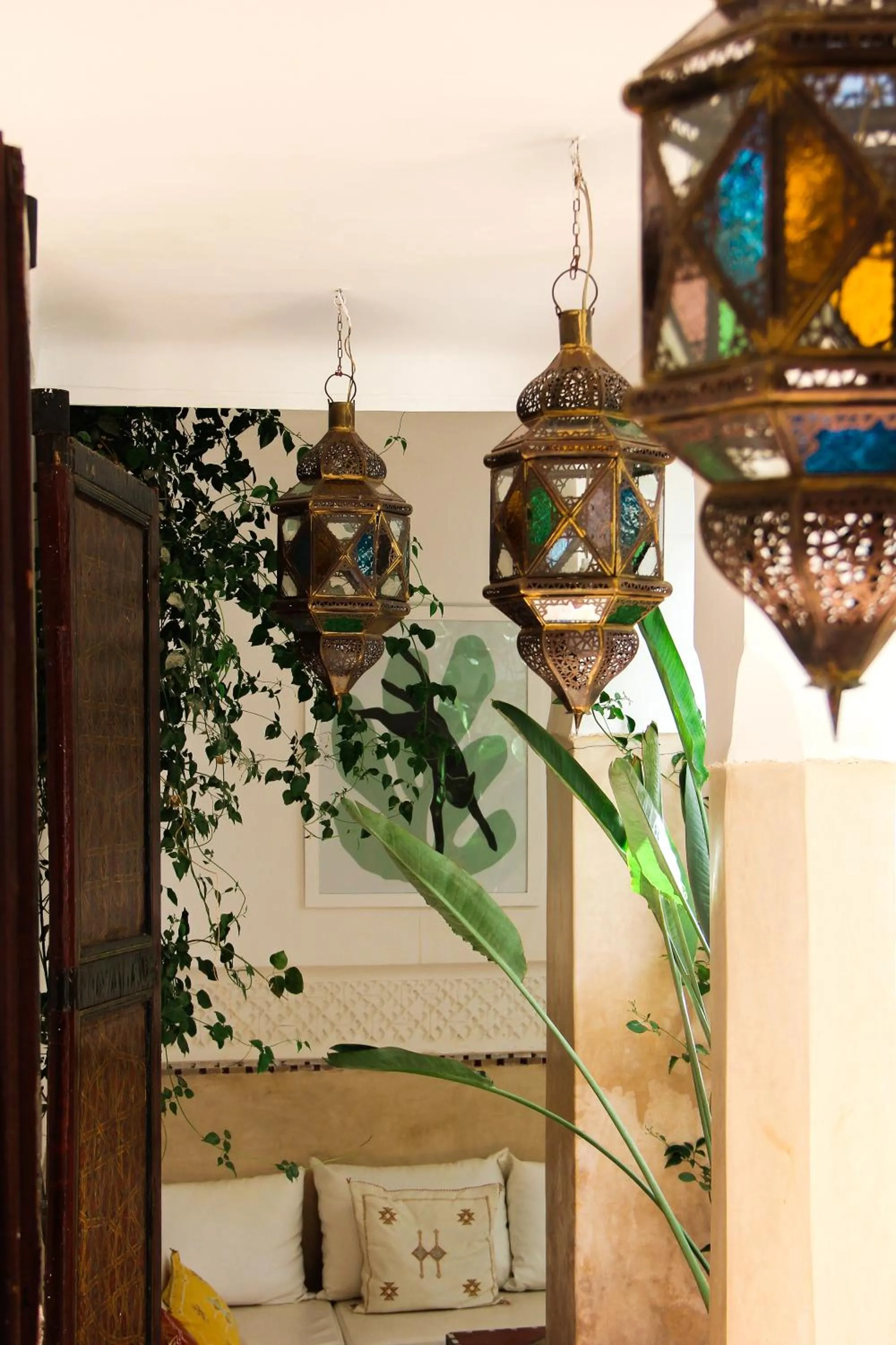Decorative detail in Riad Dar Nael