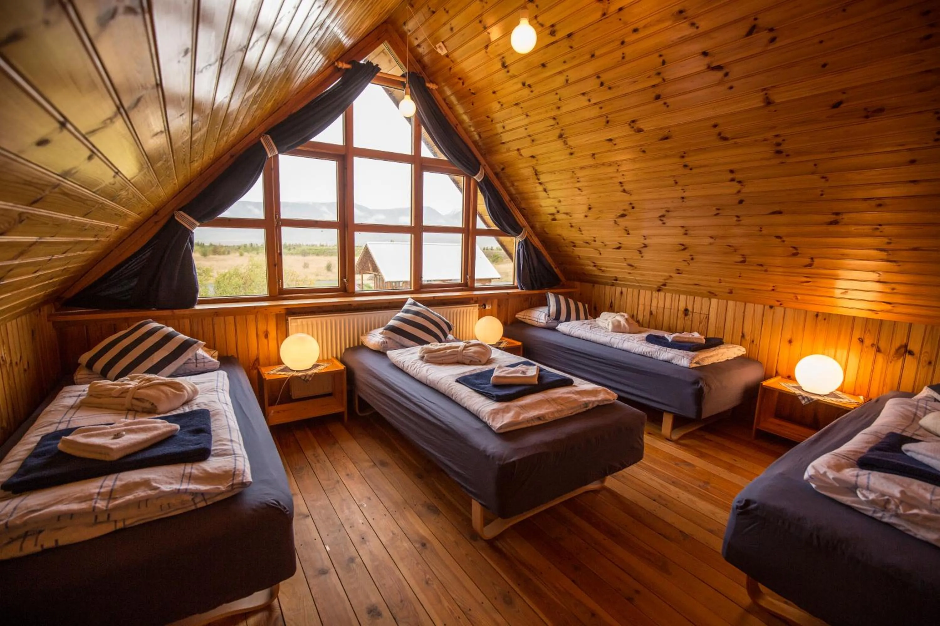 Bedroom, Bed in Hestasport Cottages