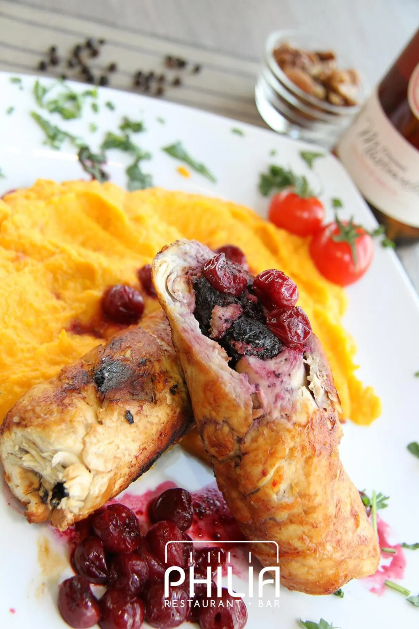 Food close-up in Philia Hotel