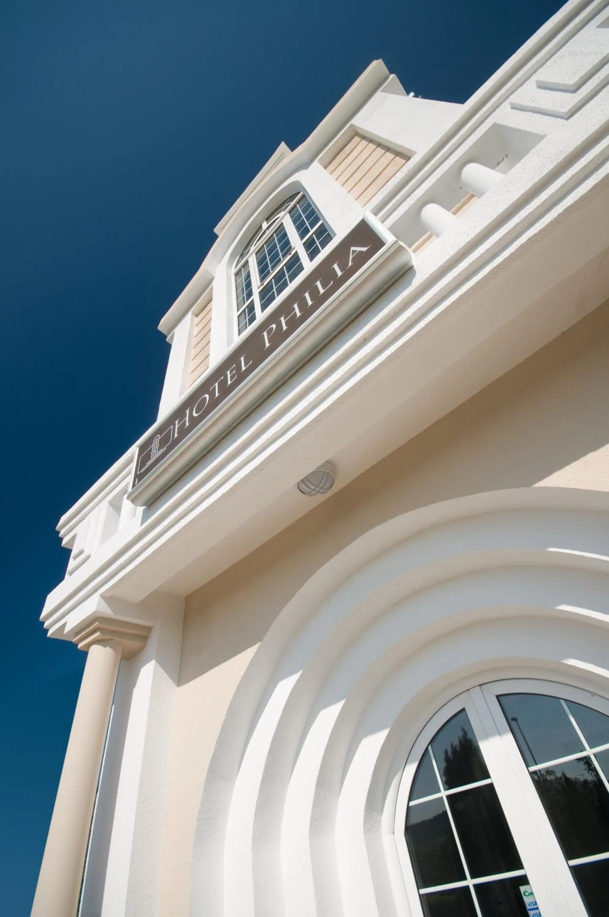 Facade/entrance in Philia Hotel