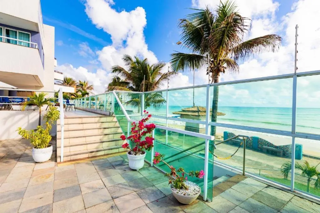 Balcony/Terrace in Apart Ponta Negra Beach Natal -Lovely Flat