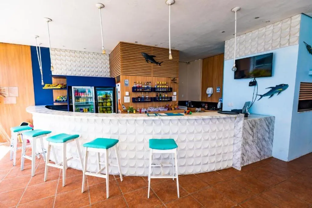 Lounge or bar in Apart Ponta Negra Beach Natal -Lovely Flat