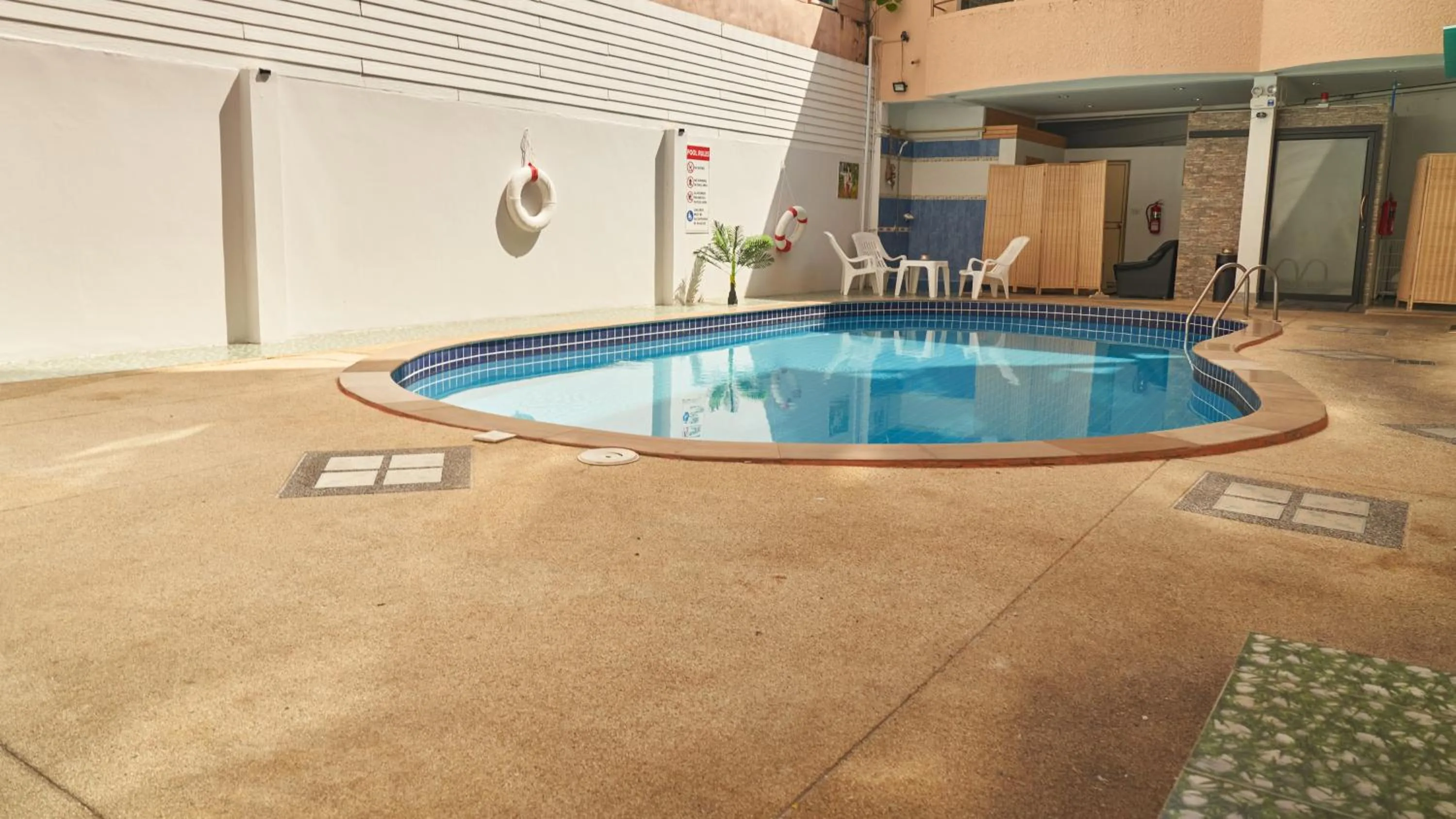 Pool view in Lime Hotel