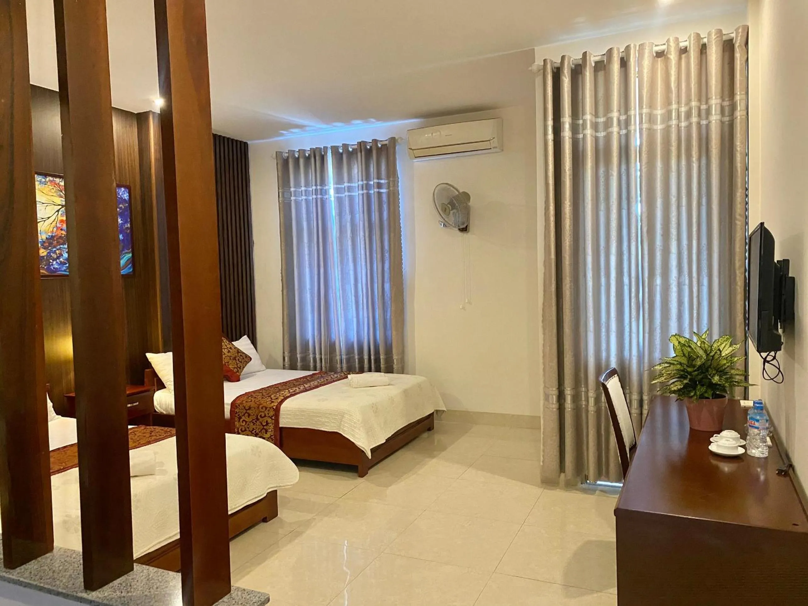 Bed in Hoàng Ngân Hotel Phú Yên