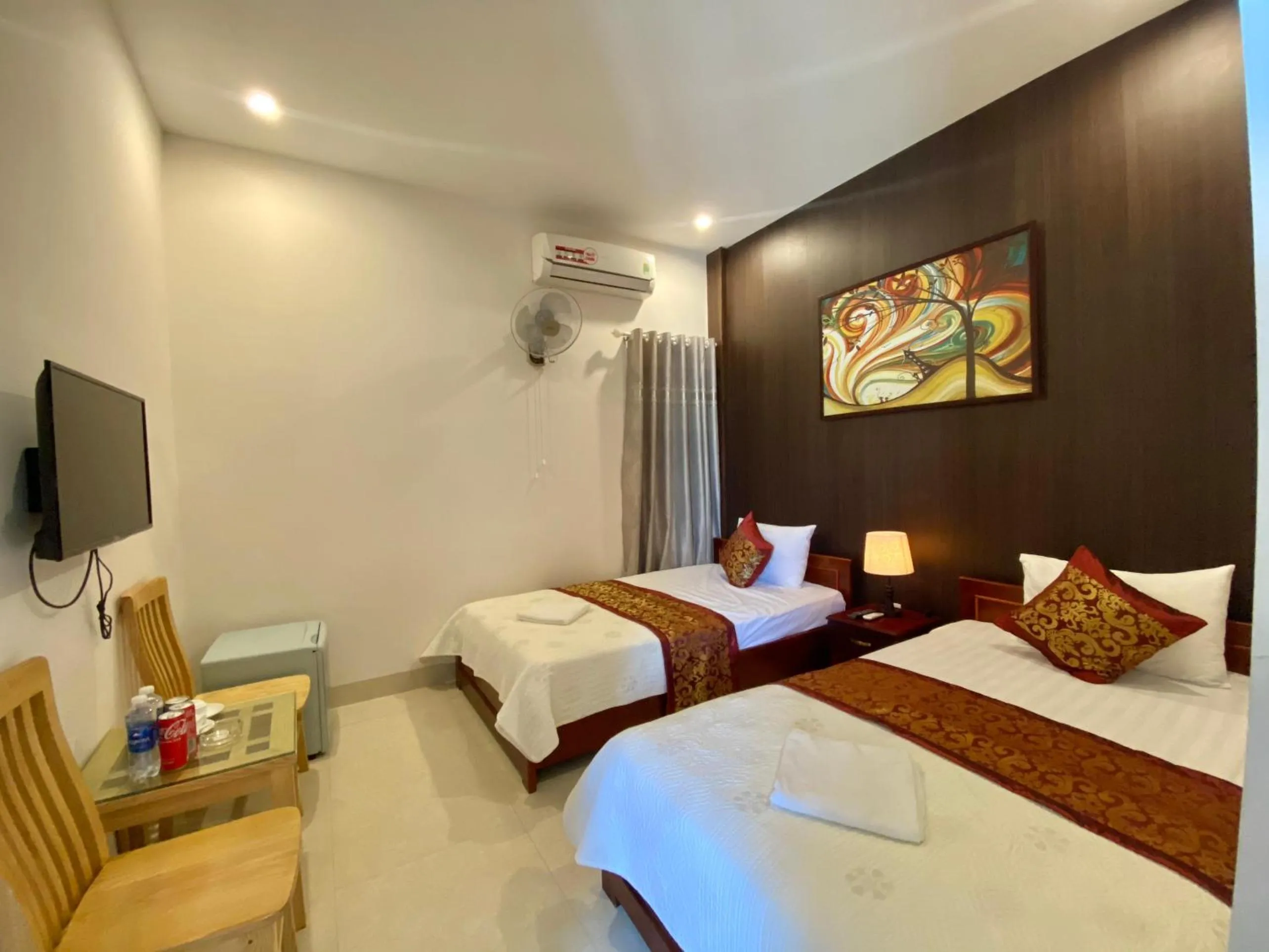 Bed in Hoàng Ngân Hotel Phú Yên