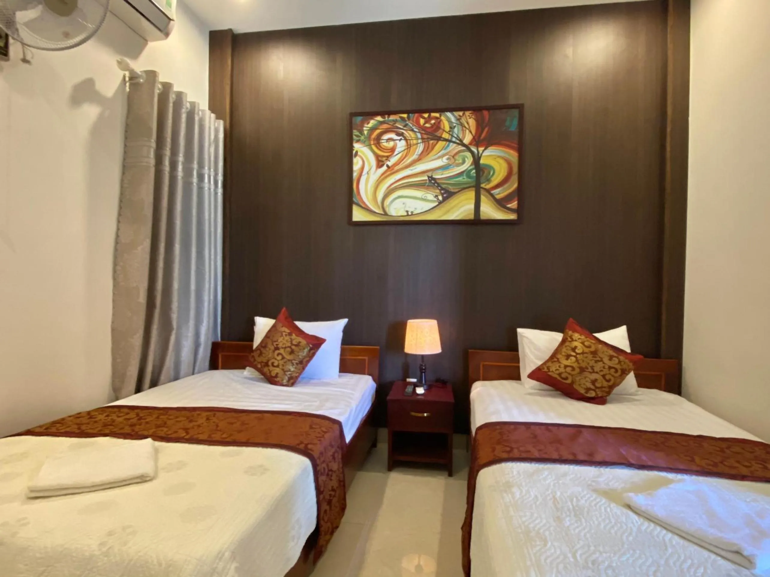 Bed in Hoàng Ngân Hotel Phú Yên