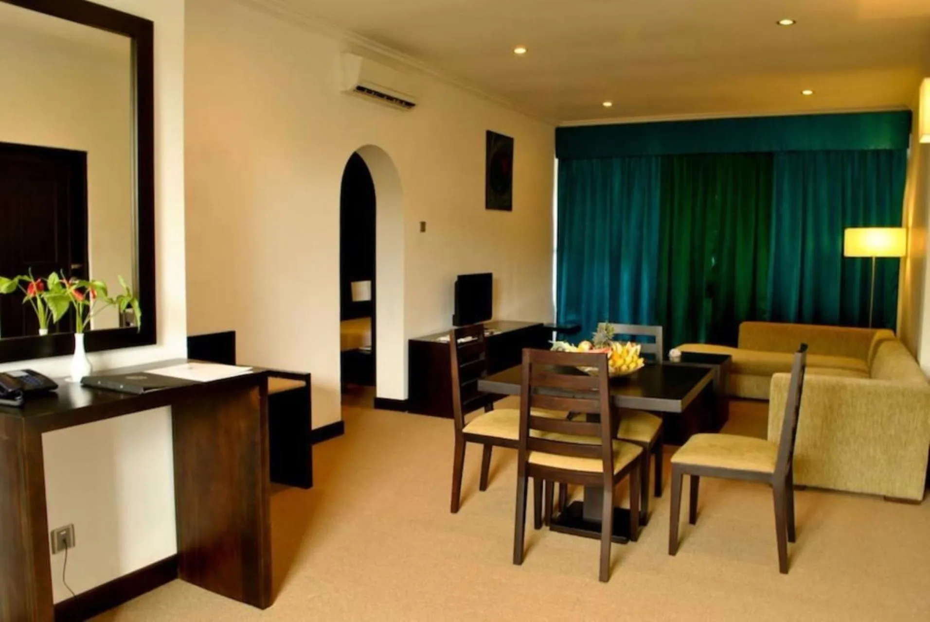 Seating area in Peacock Beach Resort and Spa