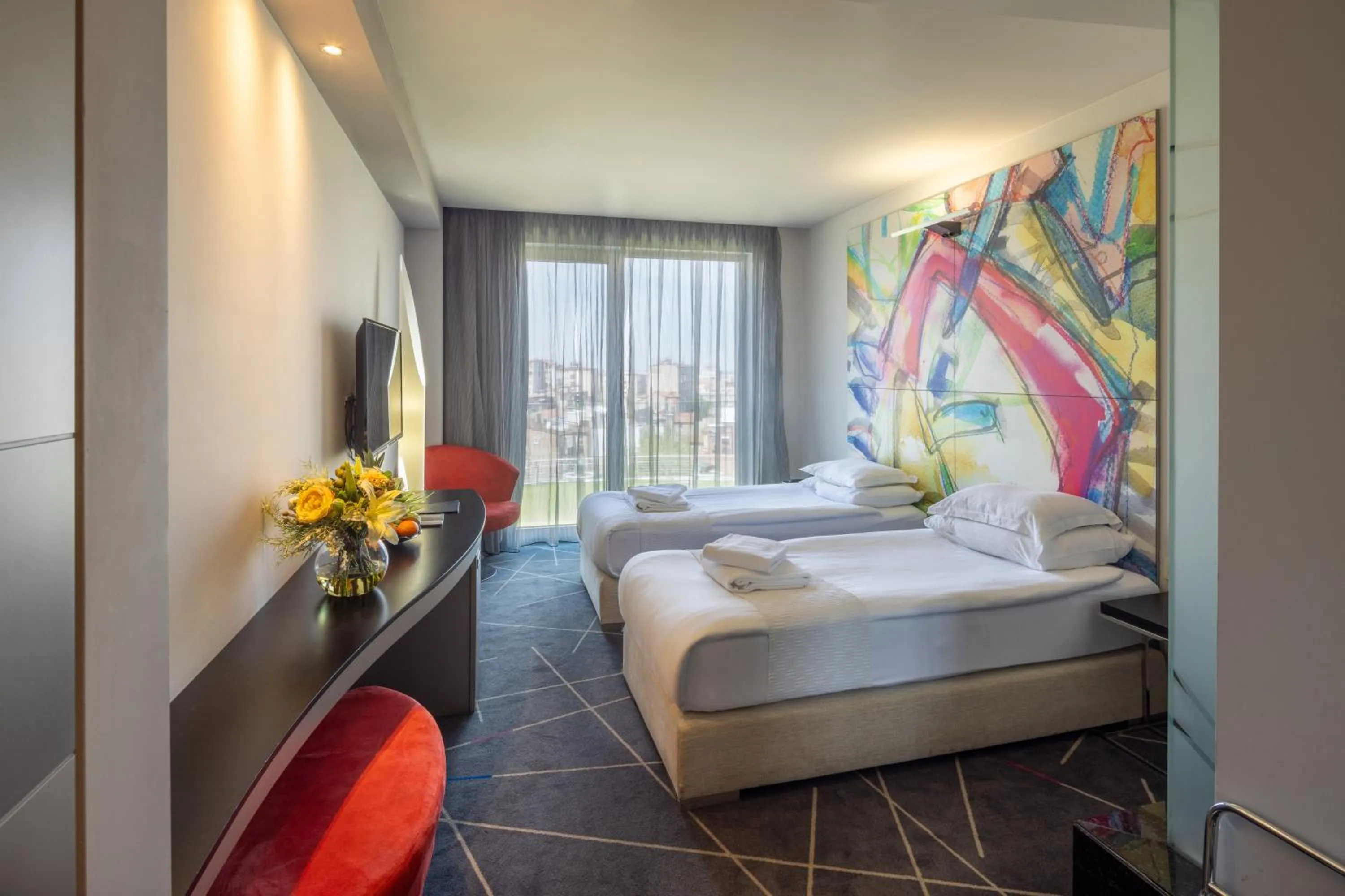 Bedroom, Bed in Nobel Zira Hotel