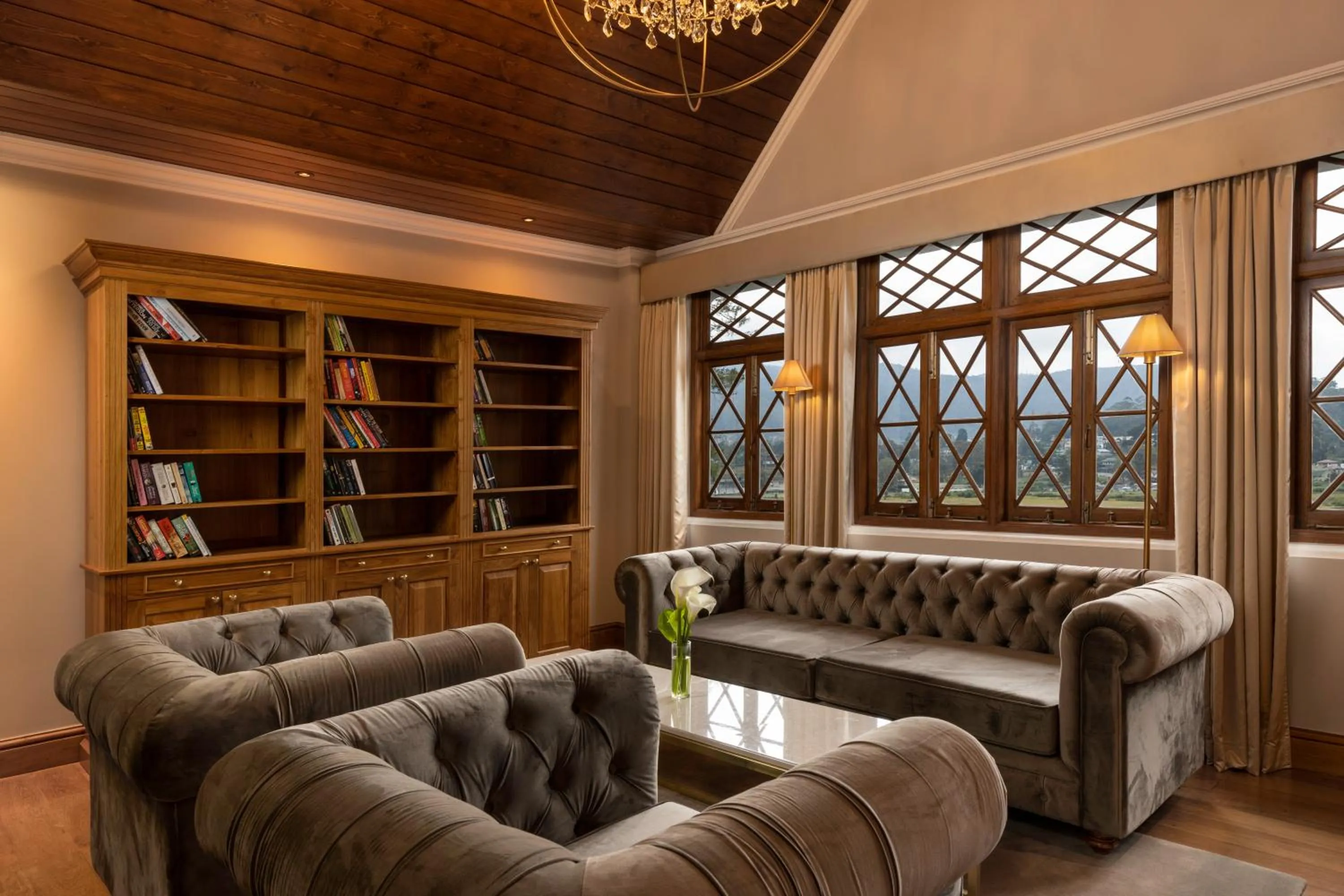 Library in The Bellwood Manor