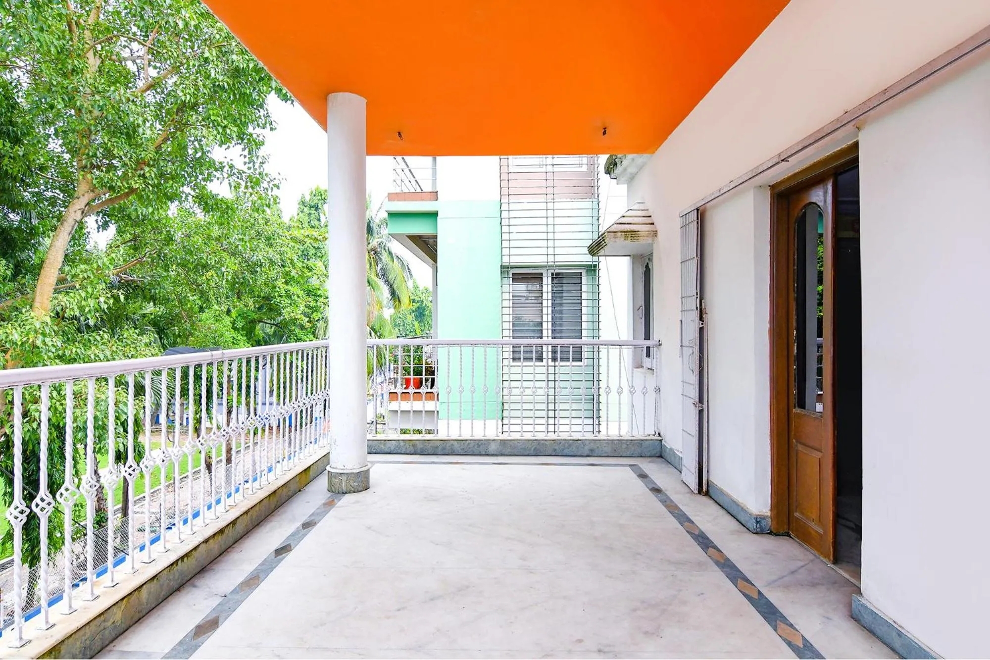 Balcony/Terrace in FabExpress Karunamoyee Regency