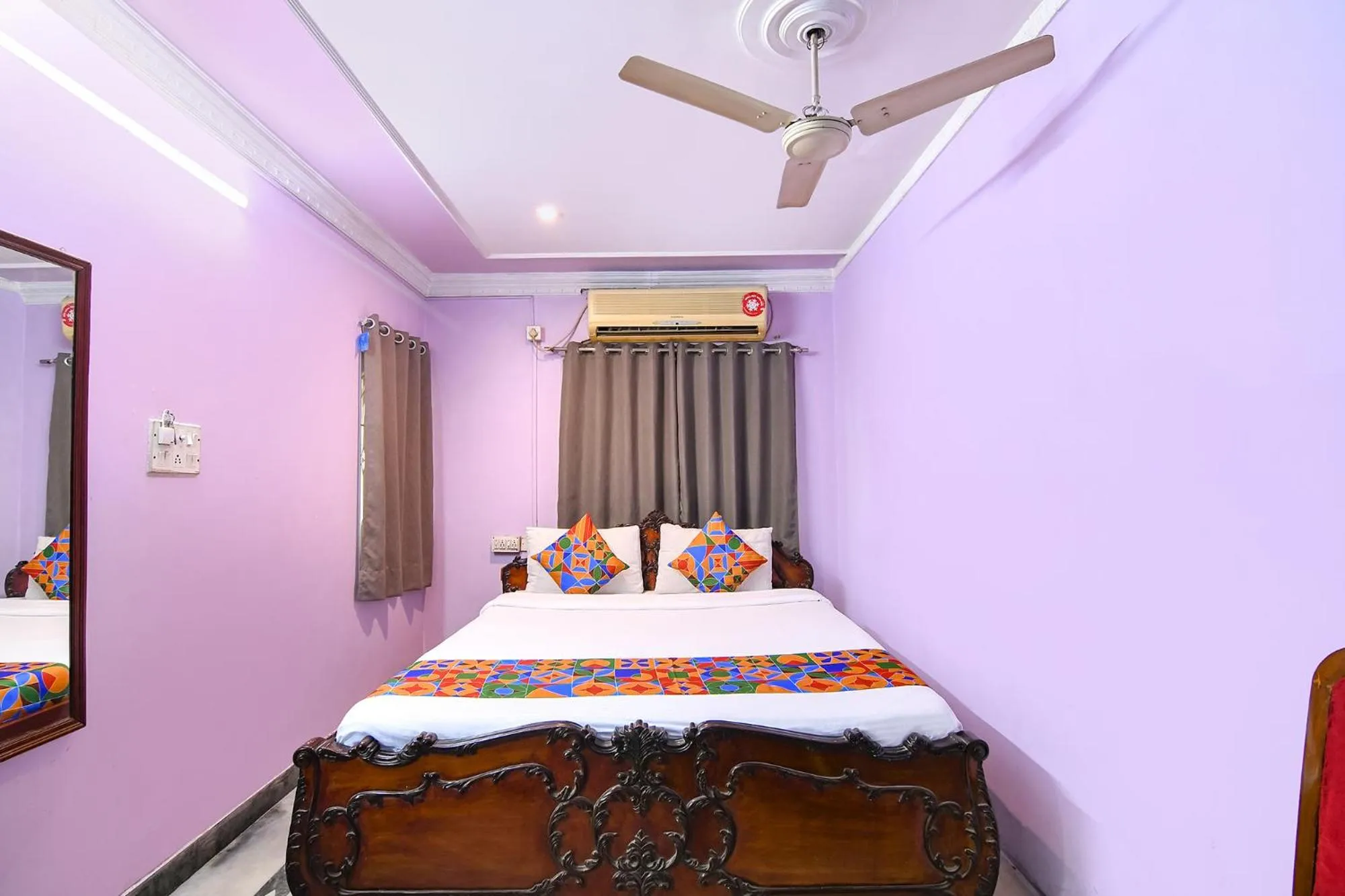 Bed in FabExpress Karunamoyee Regency