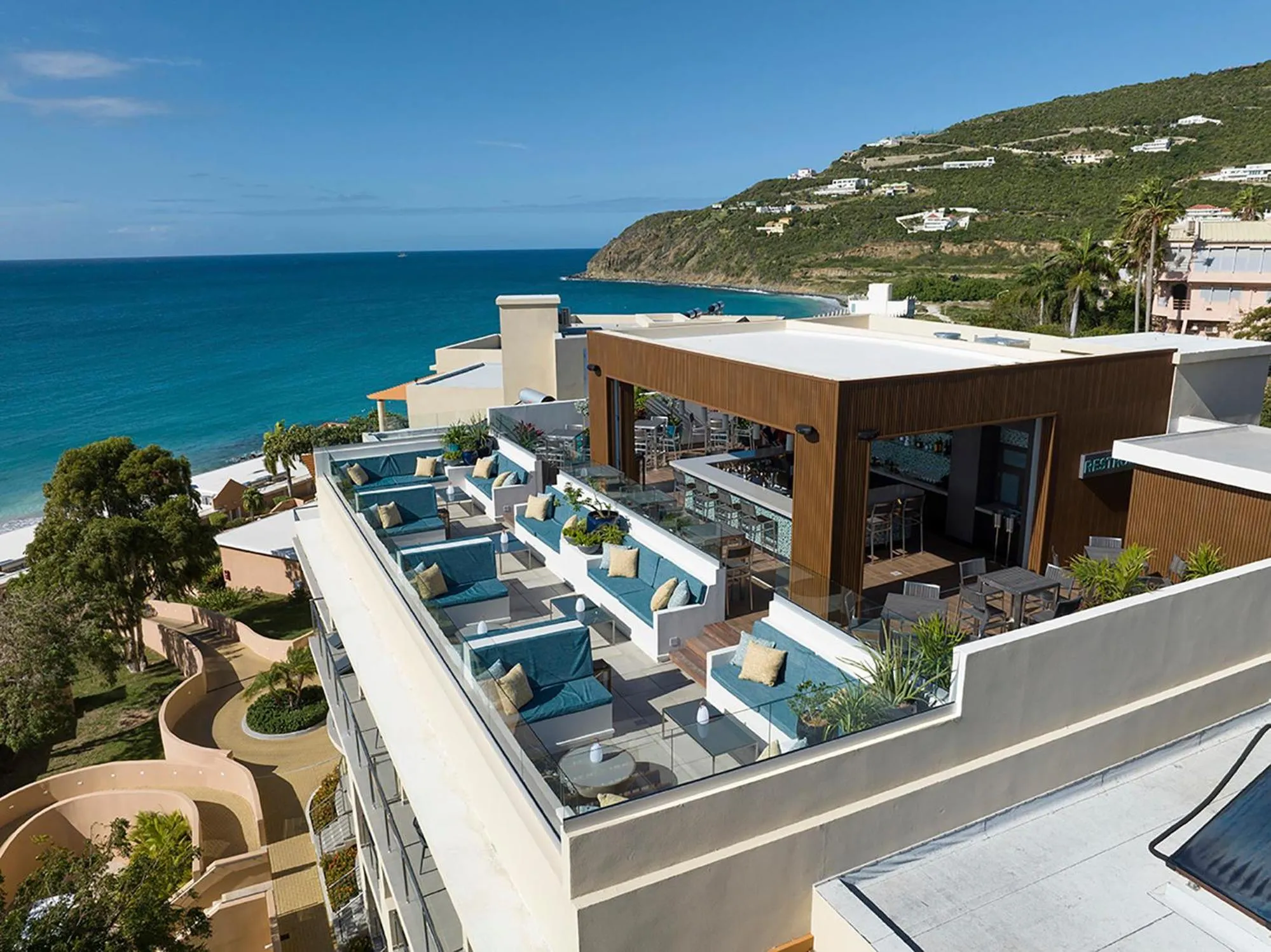 Mountain view in Divi Little Bay Beach Resort