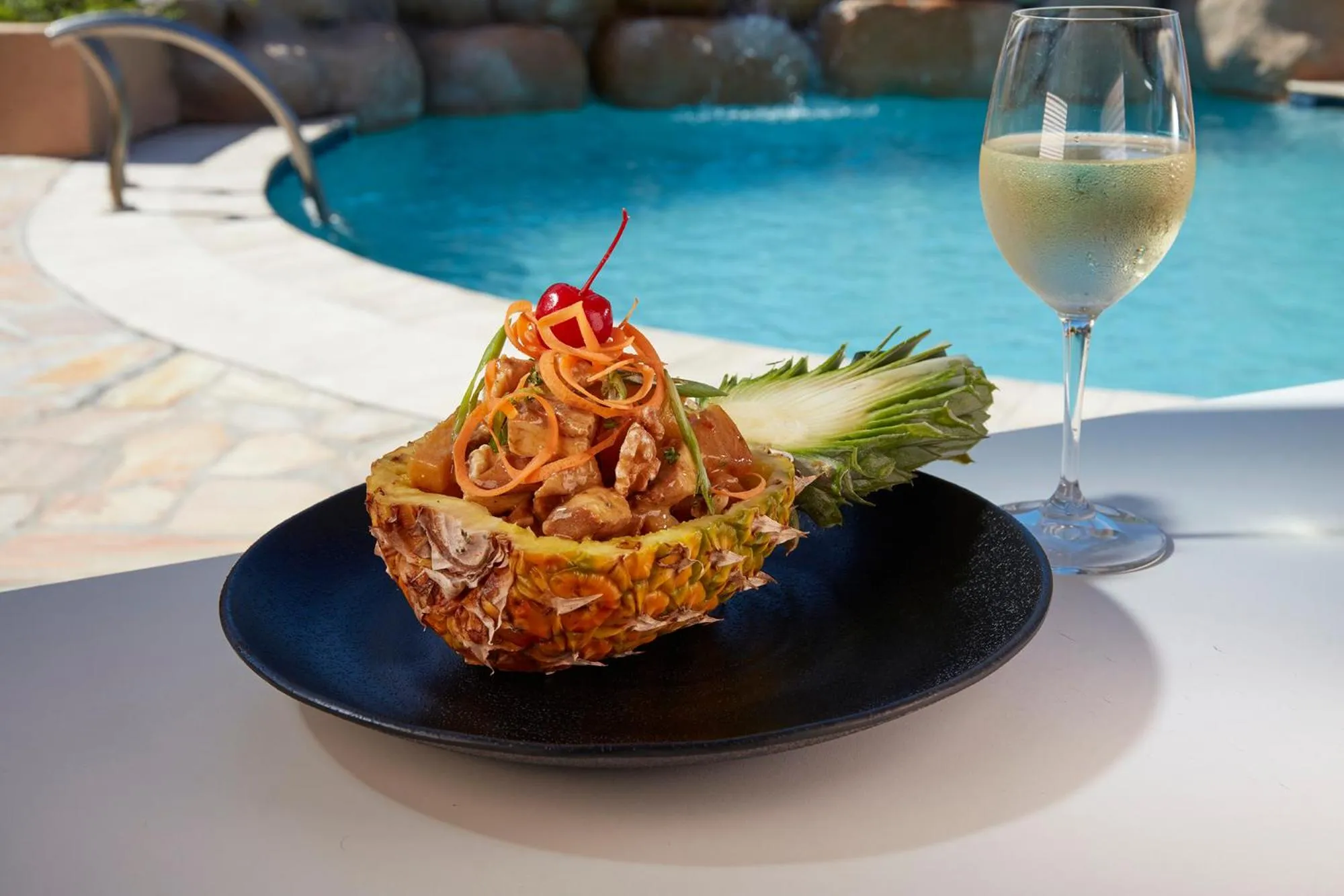 Food in Divi Little Bay Beach Resort