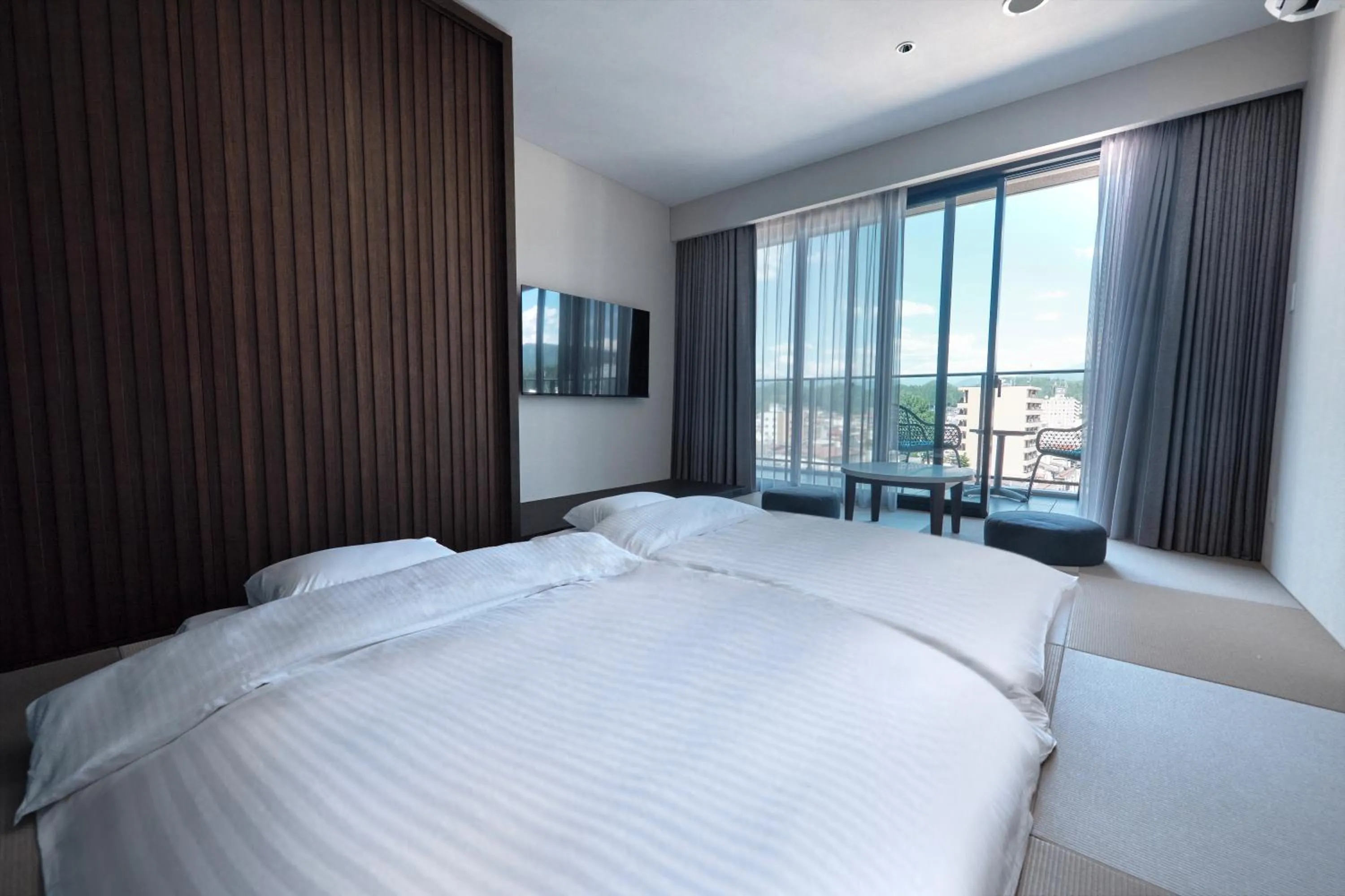 Photo of the whole room, Bed in FAV HOTEL HIDATAKAYAMA EAST