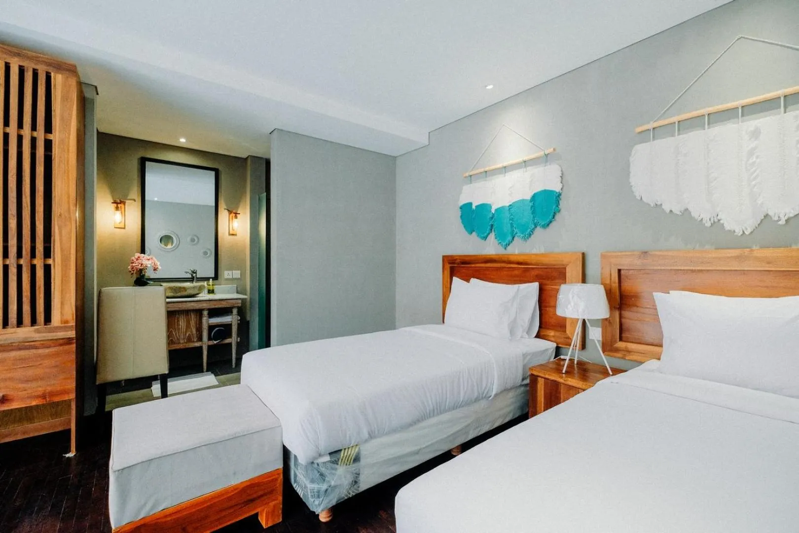 Bed in The Lavana Estasia Villa Nusa Dua - 2 Bedroom Villa