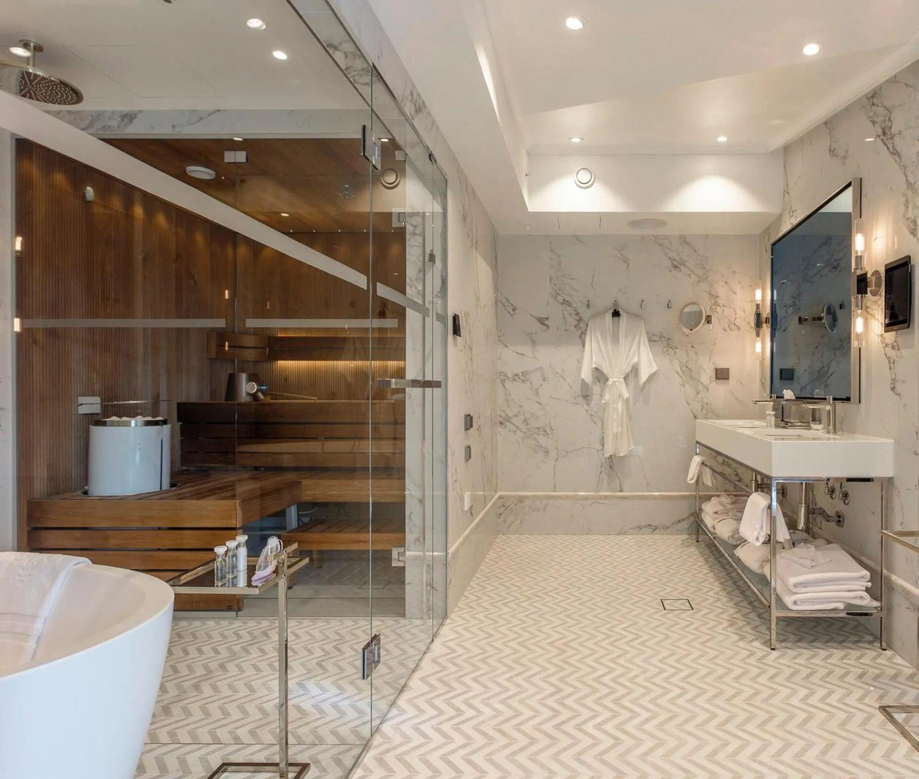 Sauna in Waldorf Astoria Helsinki