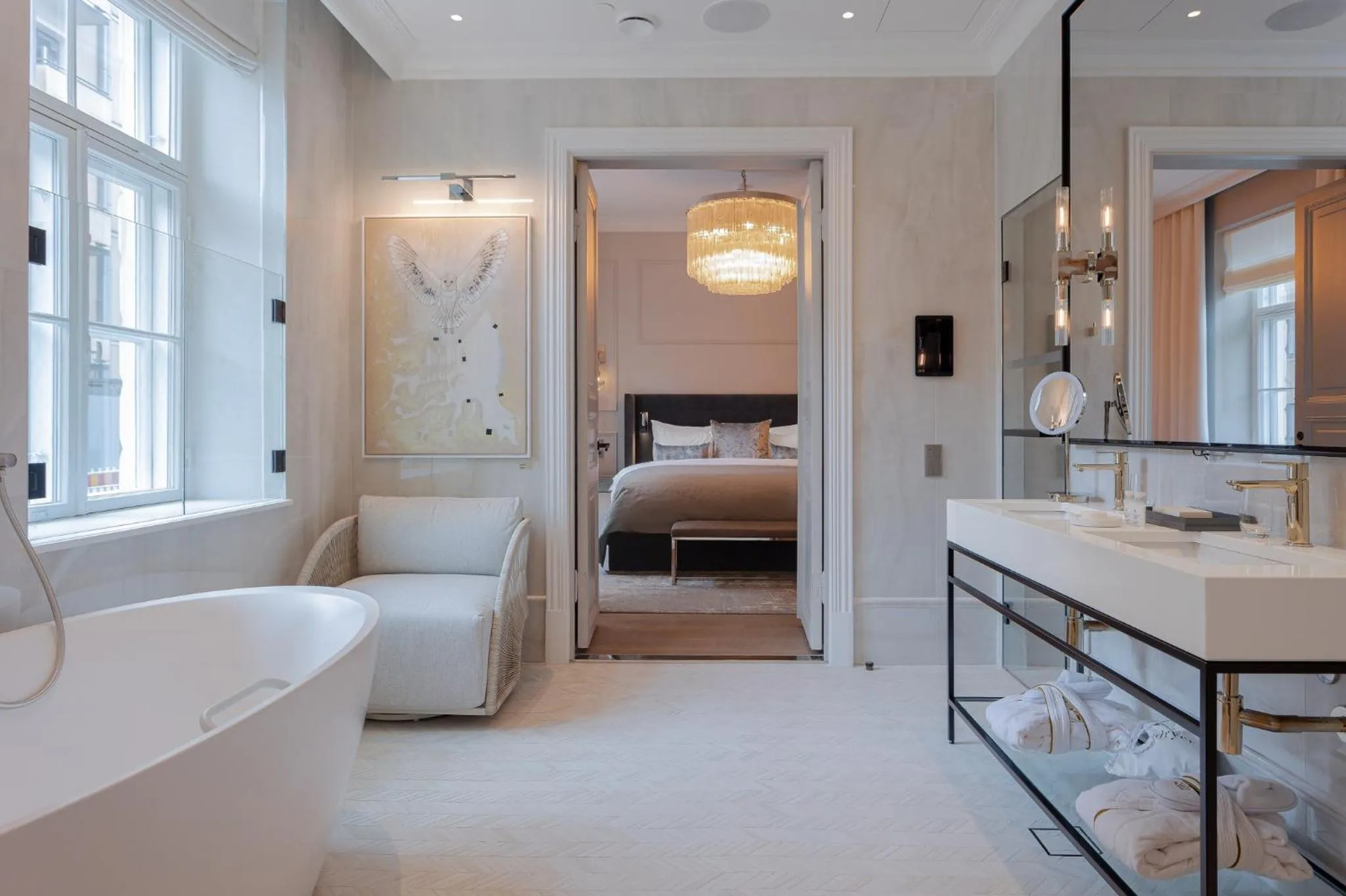 Bed in Waldorf Astoria Helsinki