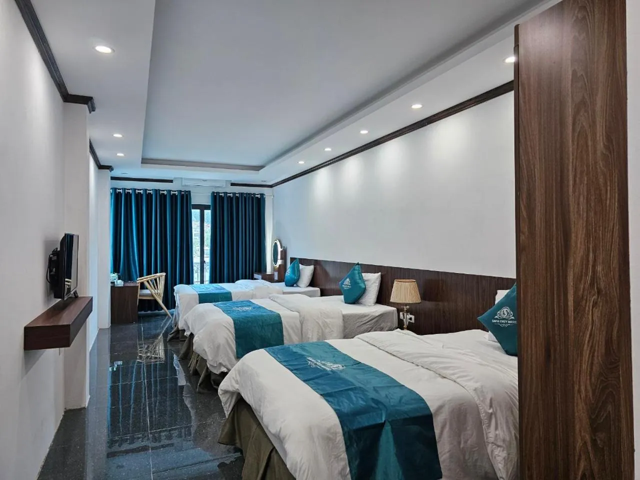 Photo of the whole room, Bed in SAPA COSY HOTEL