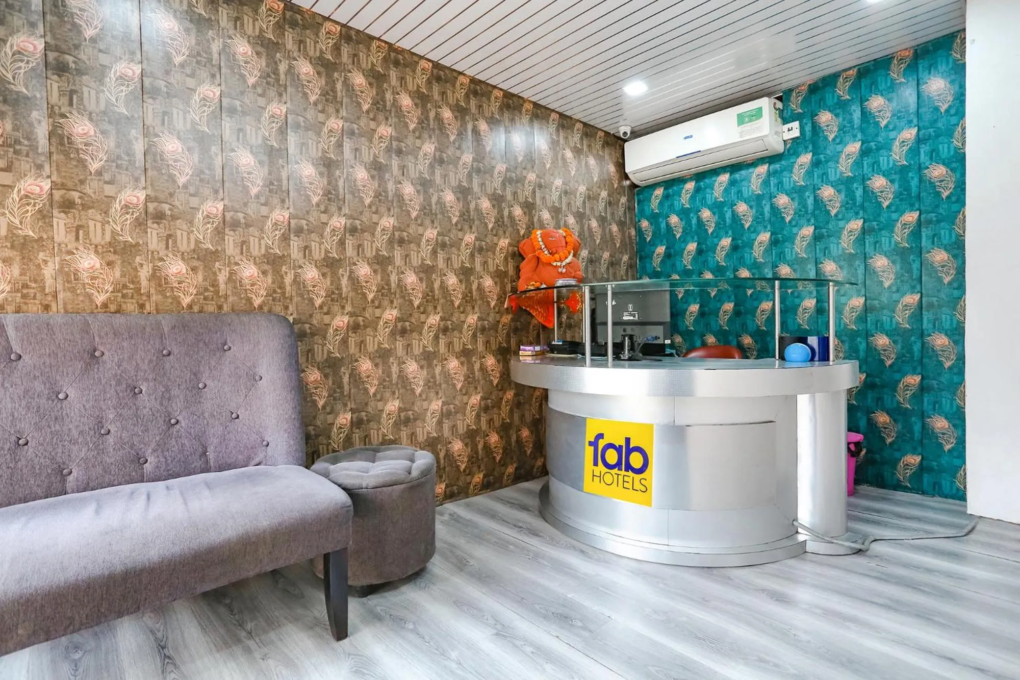 Lobby or reception in FabHotel Sentinel Suites