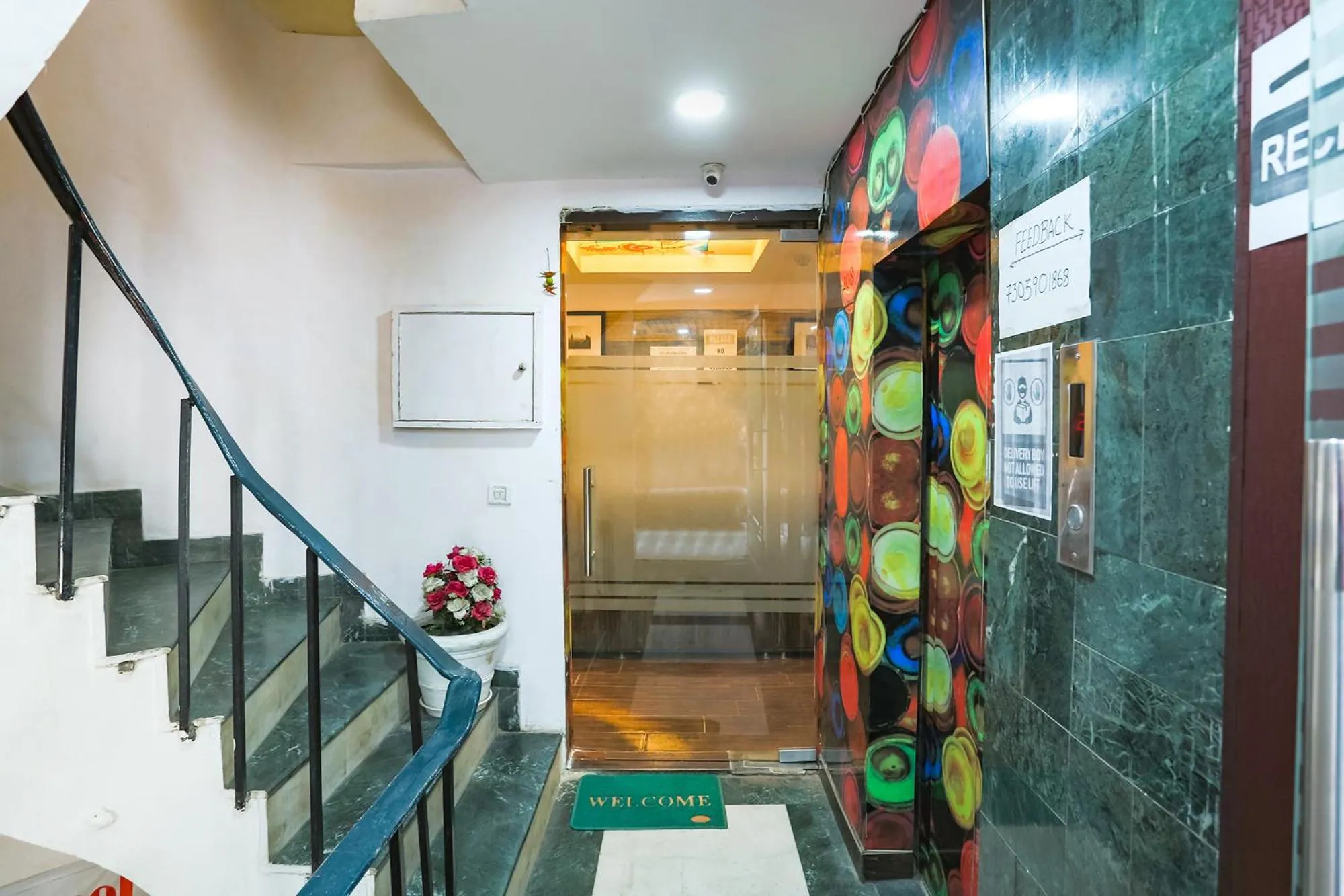 elevator in FabHotel Sentinel Suites