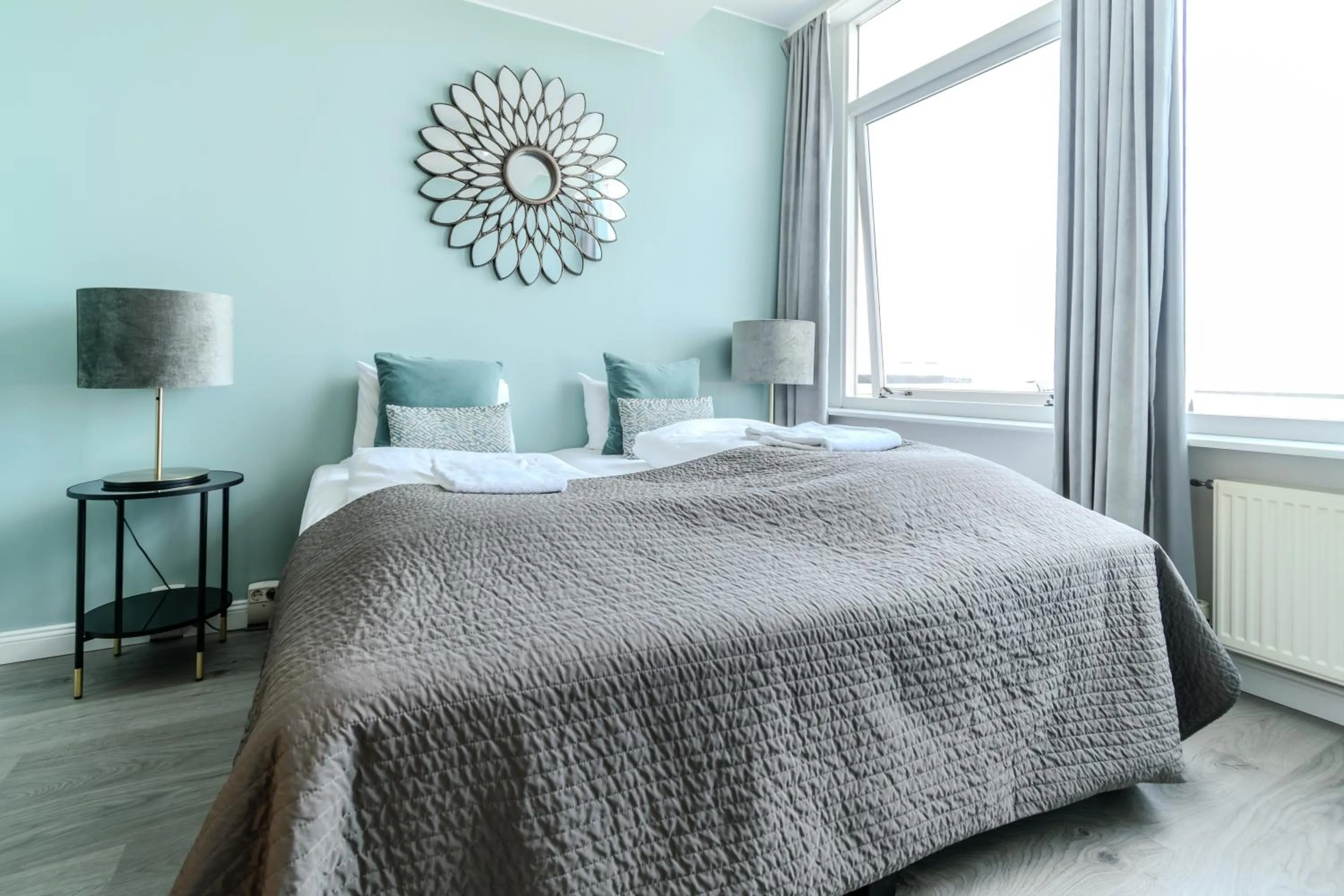 Bedroom, Bed in Máni Apartments