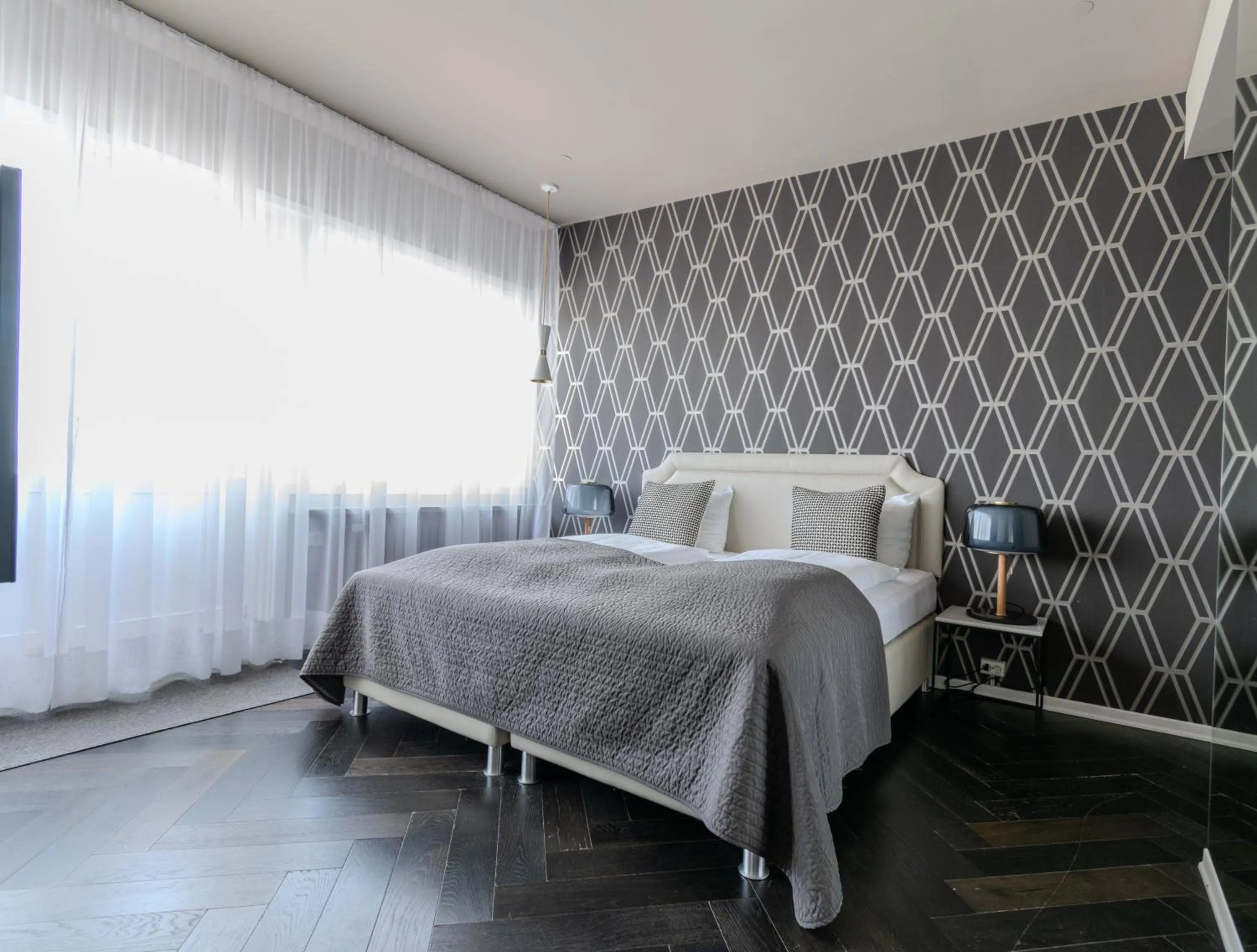 Bedroom, Bed in Máni Apartments