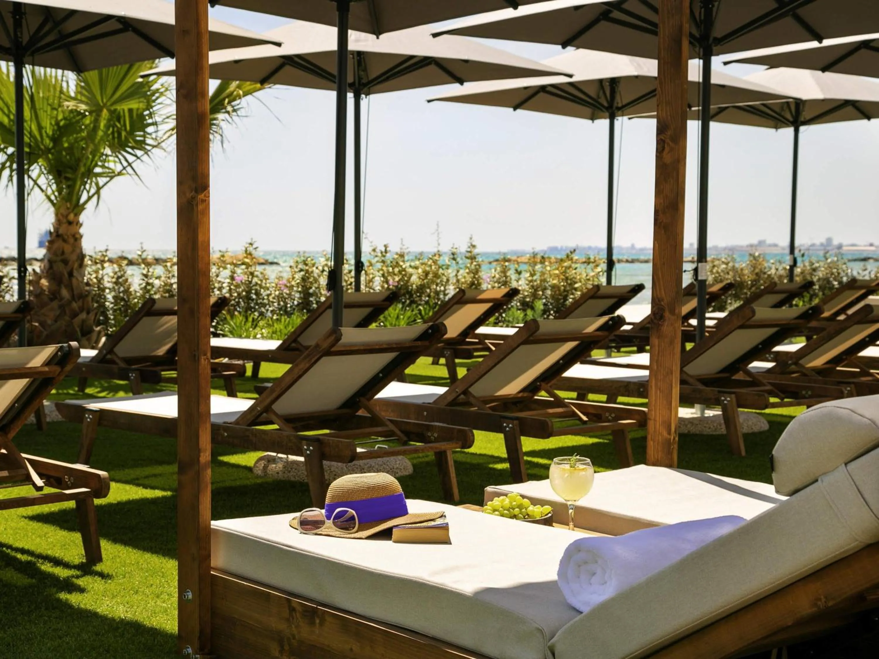 Pool view in Mercure Larnaca Beach Resort