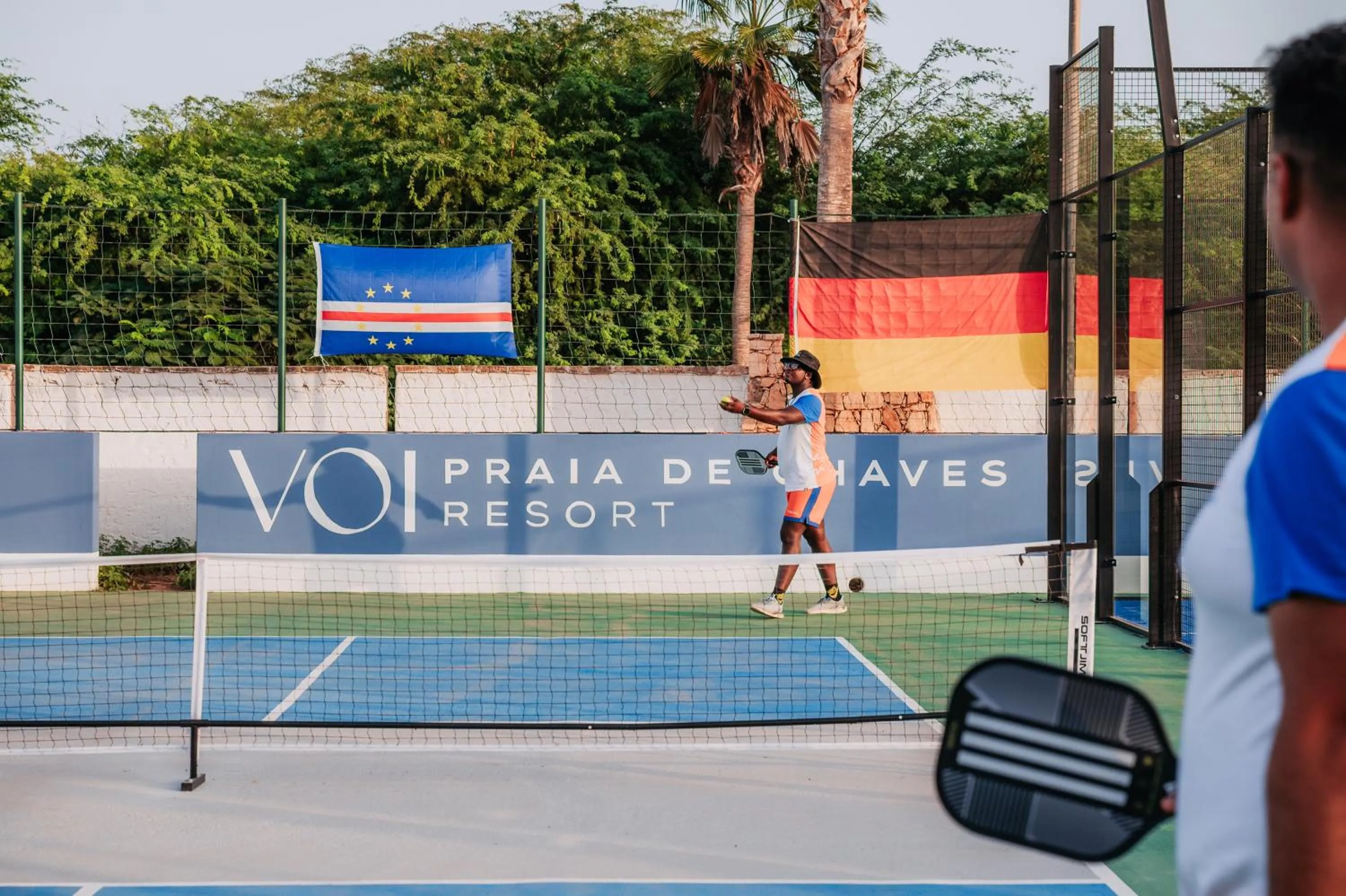 Tennis court in VOI Praia de Chaves Resort