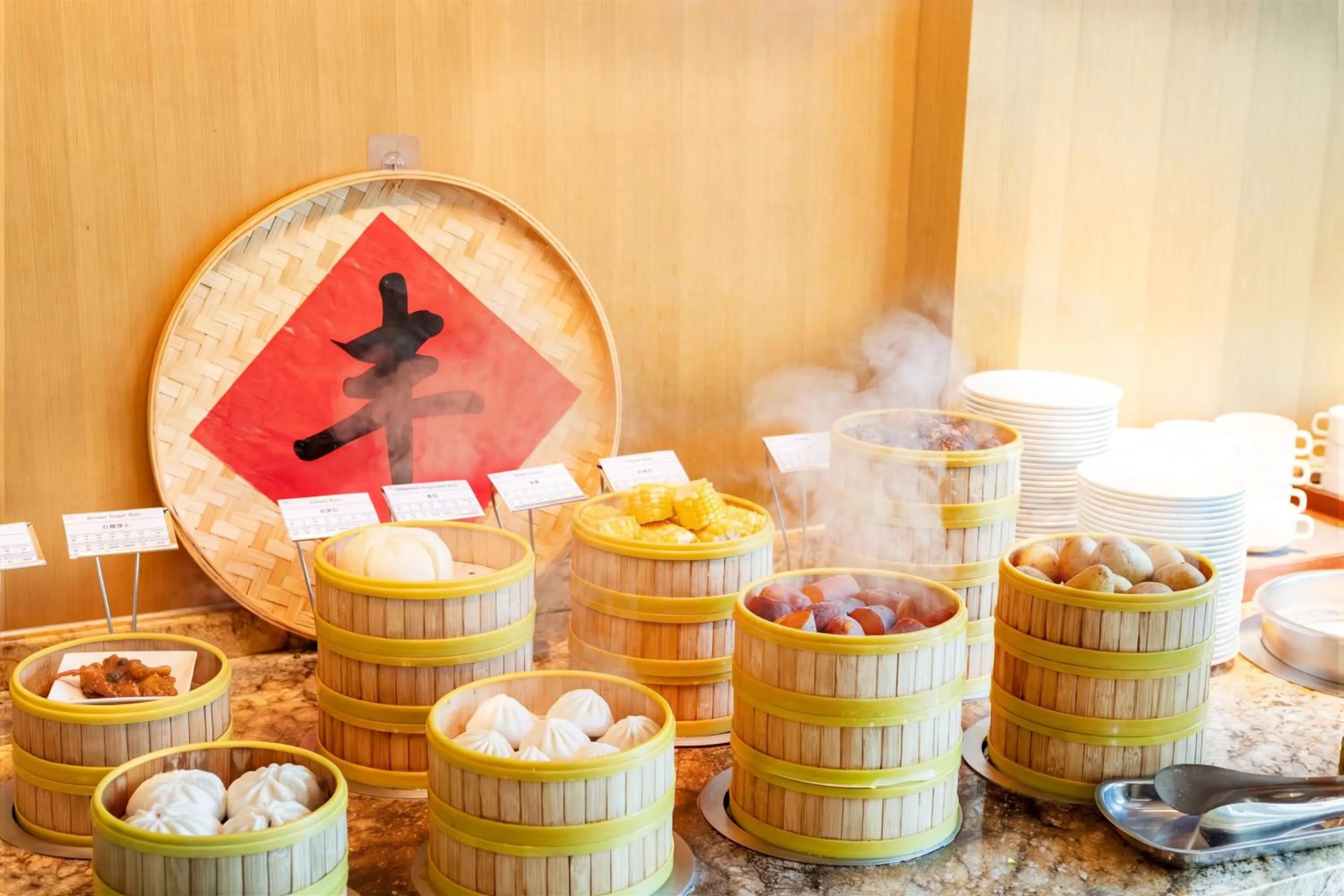 Buffet breakfast in Genpla Hotel, Shenzhen Qianhai