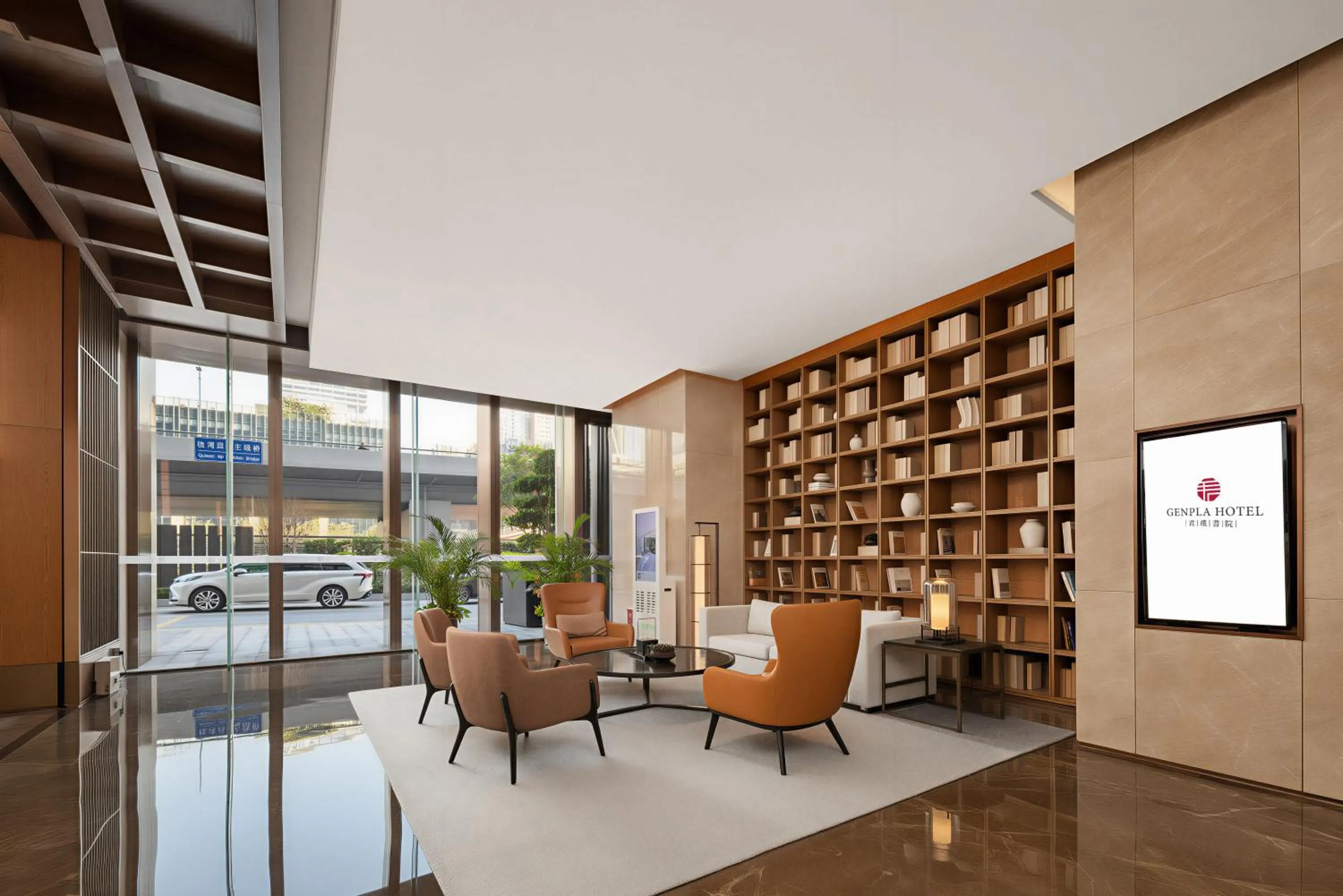 Lobby or reception in Genpla Hotel, Shenzhen Qianhai