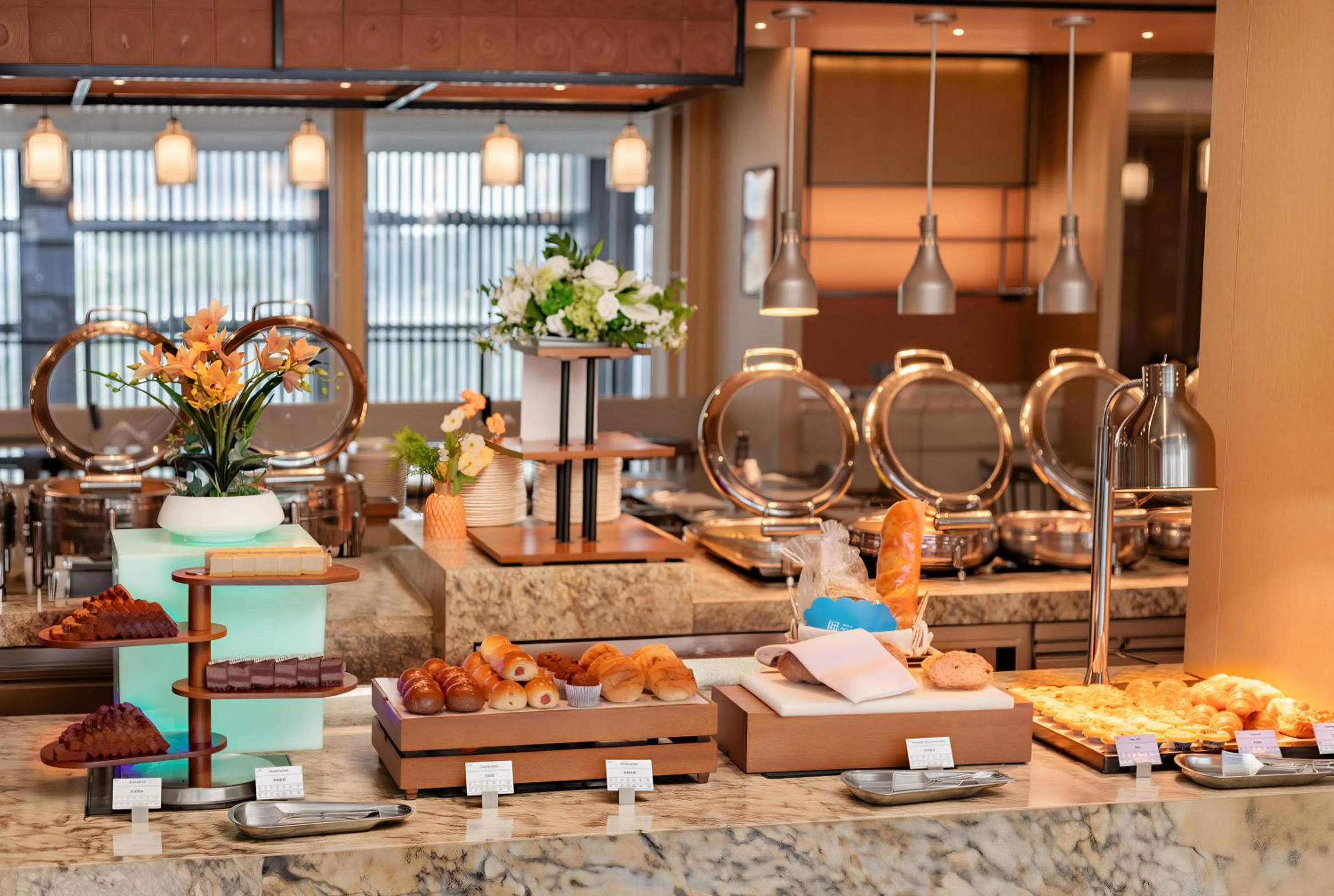 Buffet breakfast in Genpla Hotel, Shenzhen Qianhai