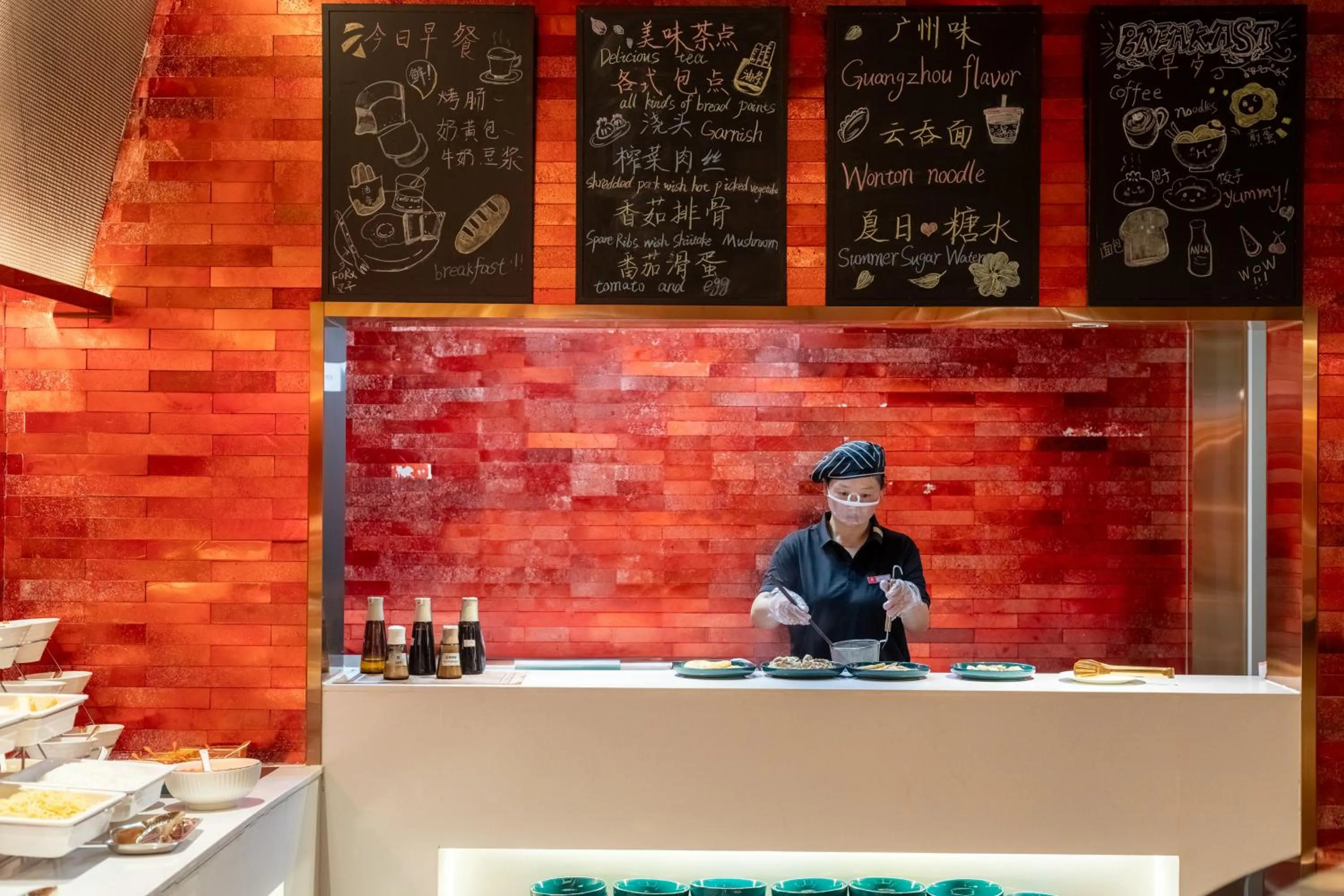 Breakfast in Echarm PLUS International Hotel Zhujiang New Town Wuyangcun Metro Station Branch- Free Deliver Service to Canton Fair Complex During Canton Fair Period