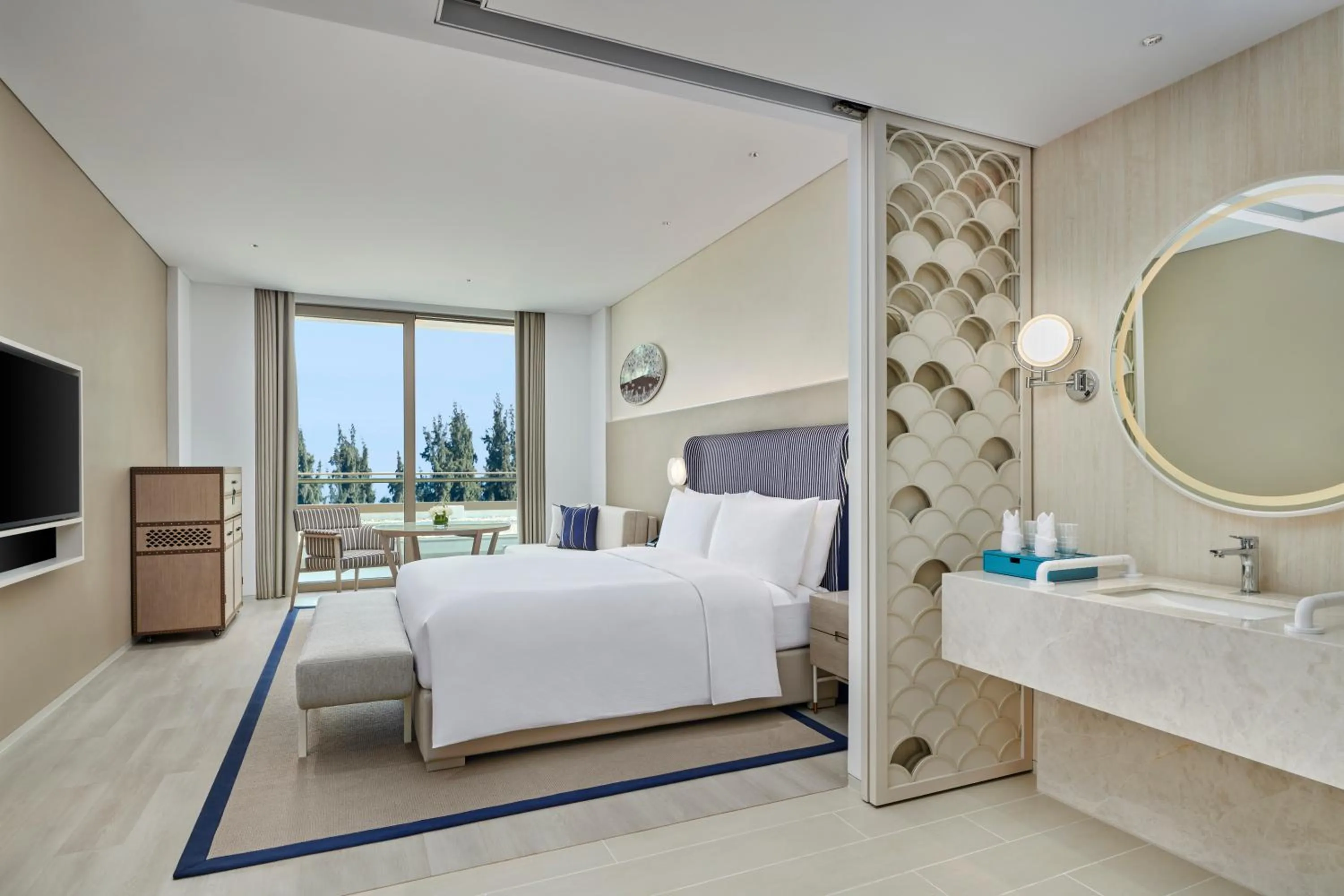 Property building, Bed in The Mermoon Resort Hainan Tufu Bay, Tapestry By Hilton