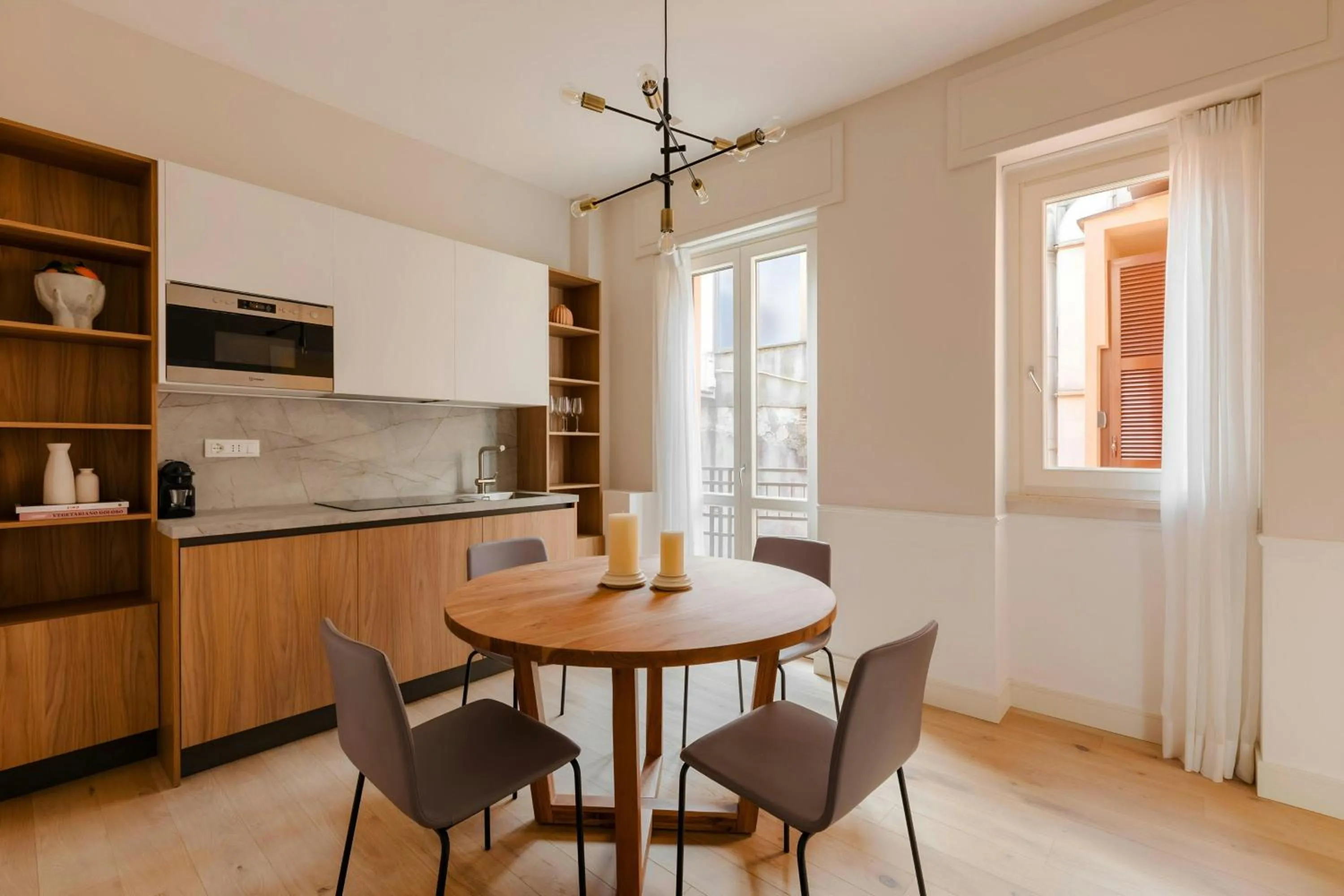 Kitchen or kitchenette in Sonder by Marriott Bonvoy Antinoo Apartments Piazza del Parlamento
