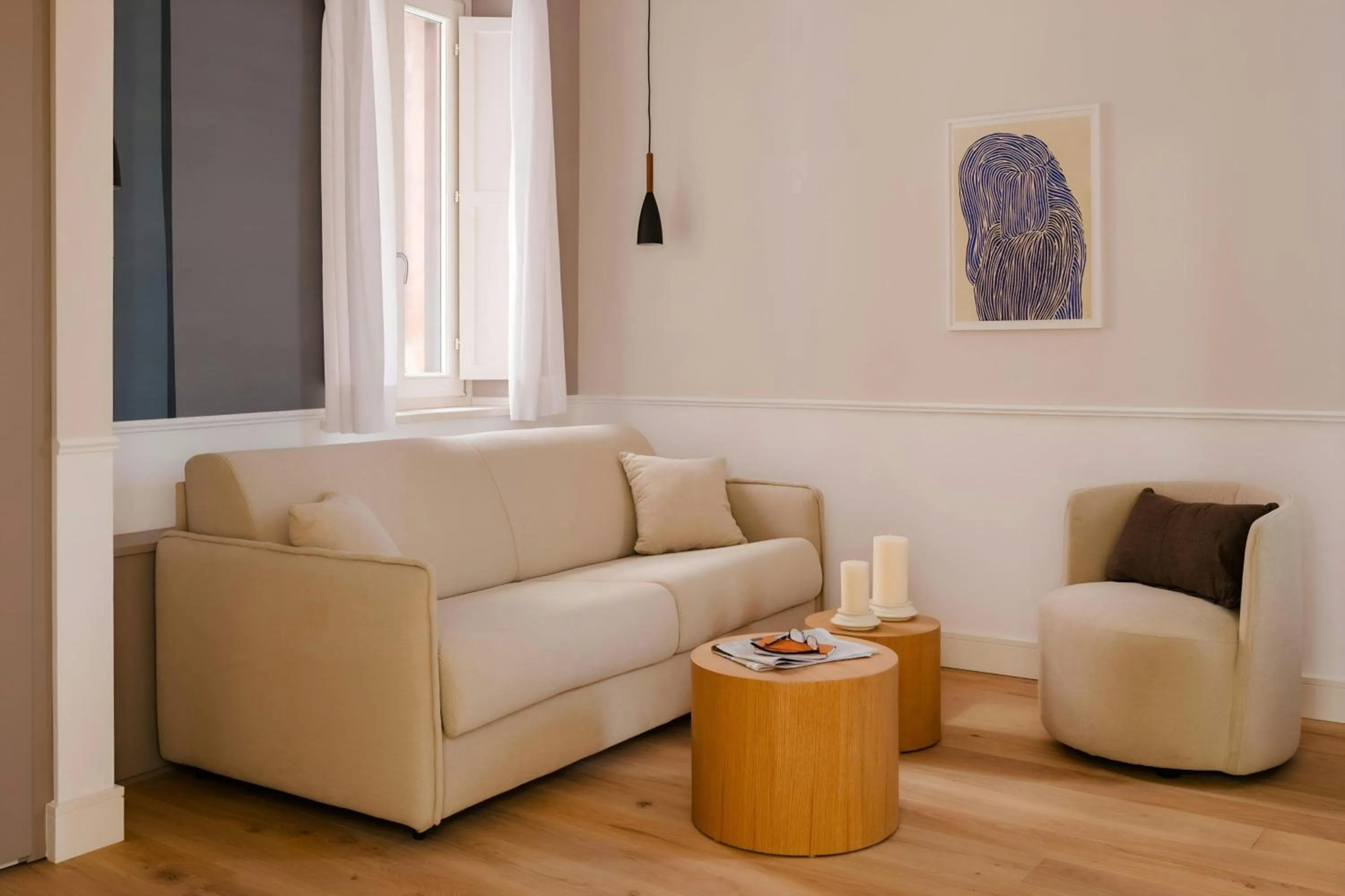 Living room in Sonder by Marriott Bonvoy Antinoo Apartments Piazza del Parlamento