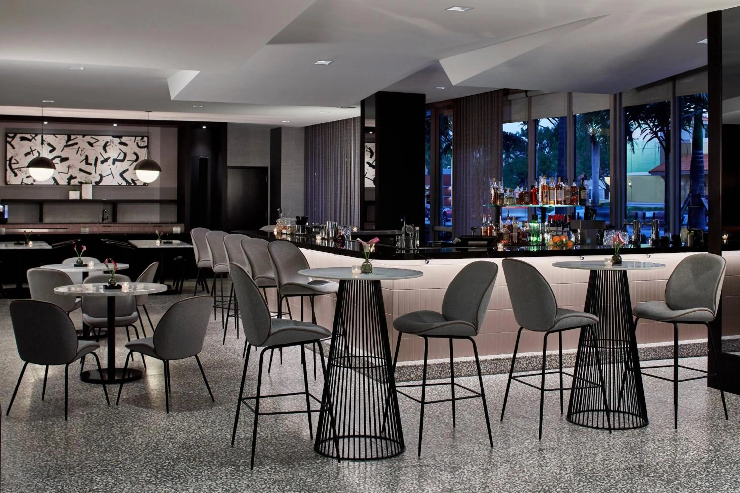 Lounge or bar in AC Hotel Miami Wynwood