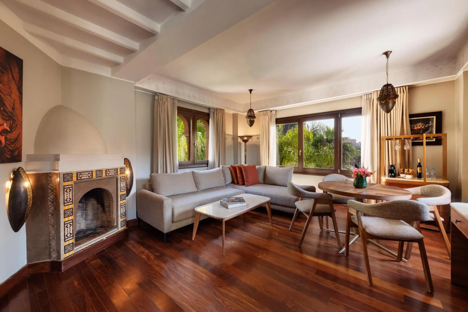 Living room in Hivernage Marrakech