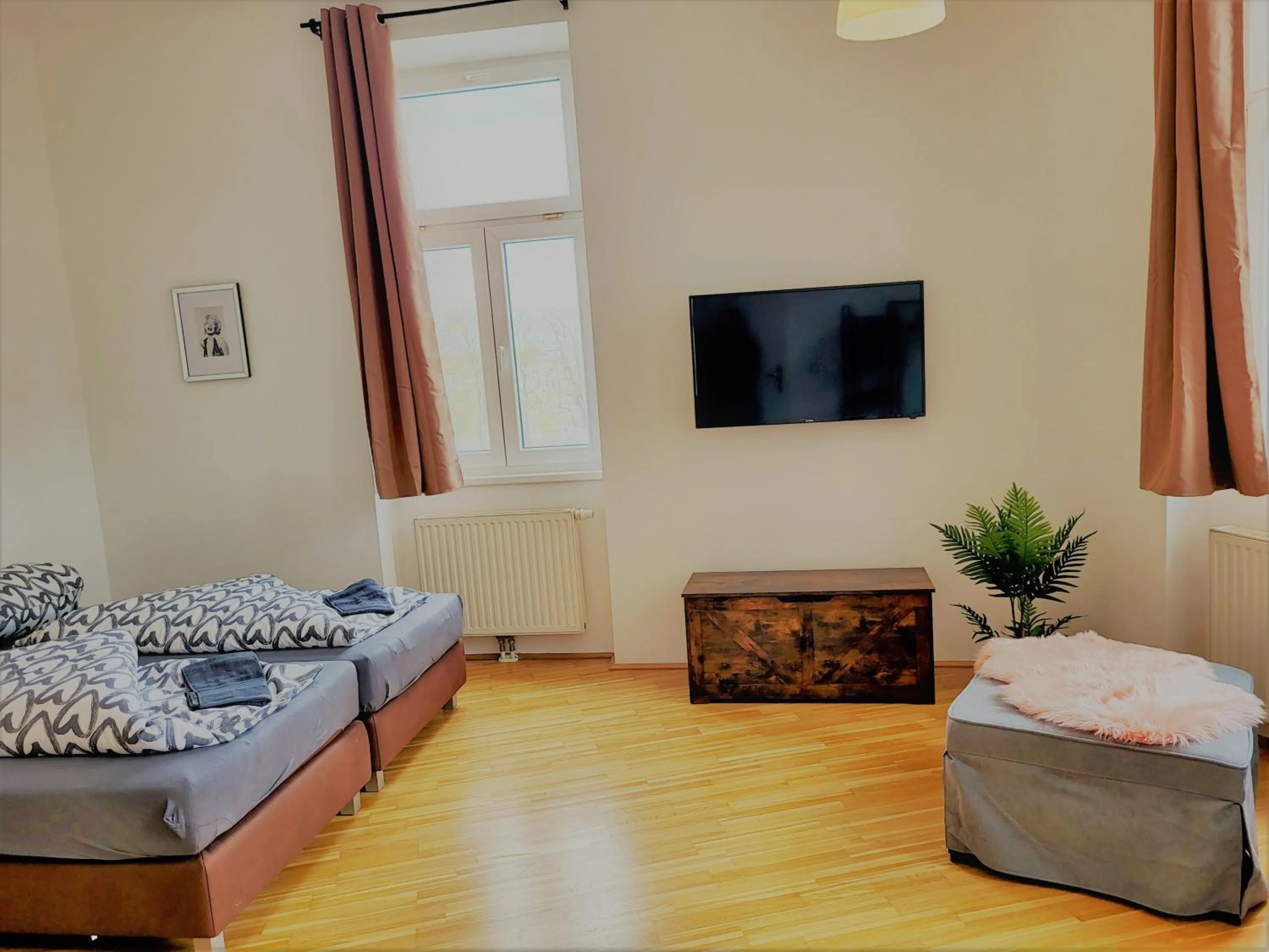 Bedroom, Bed in Oswald Apartments Vienna