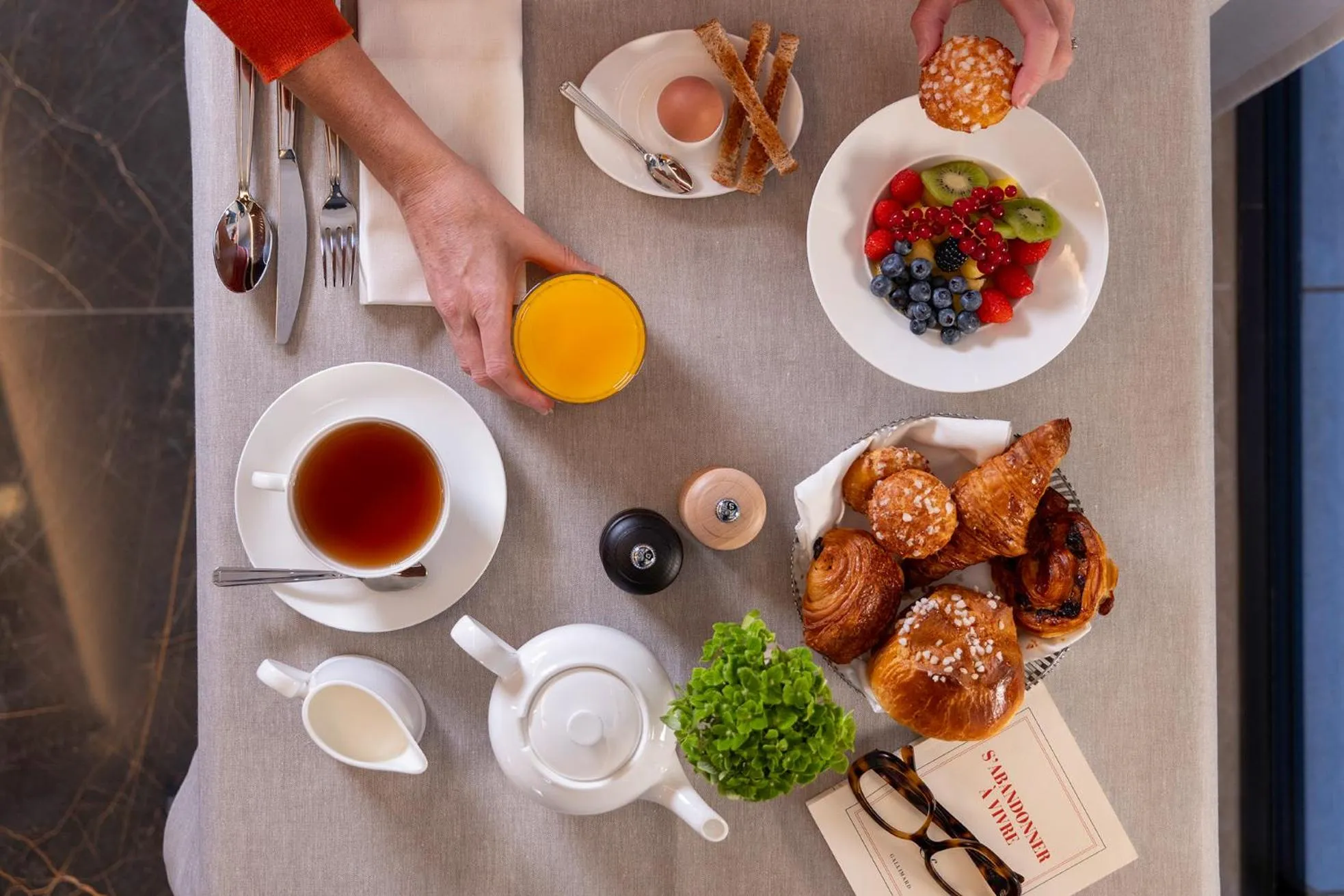 Breakfast in Villa-des-Prés