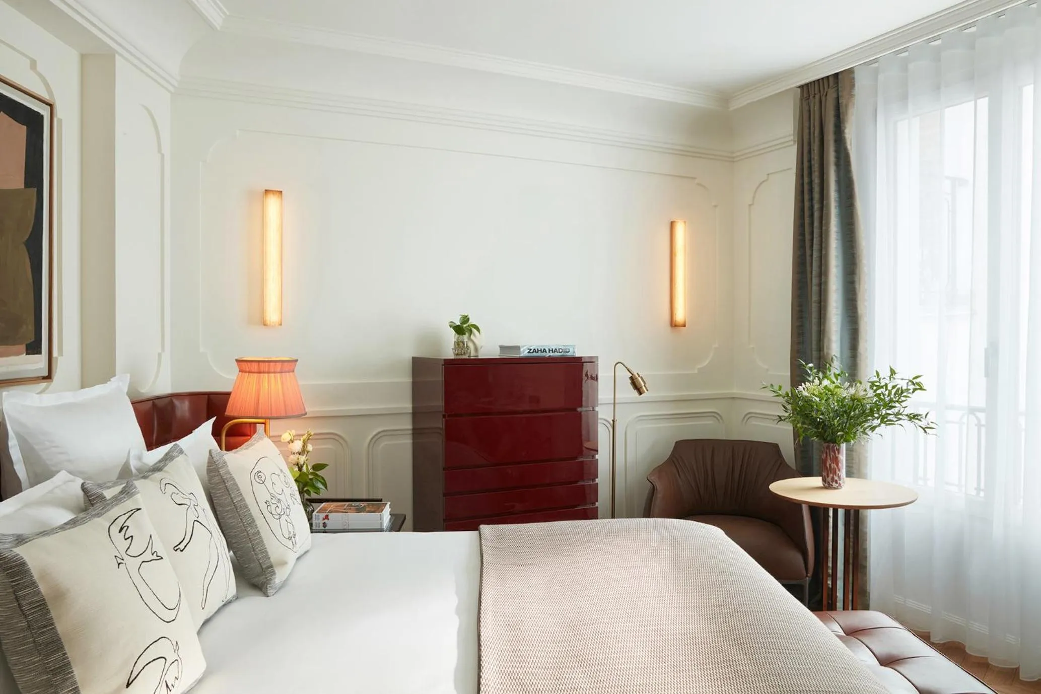 Bed in Villa-des-Prés