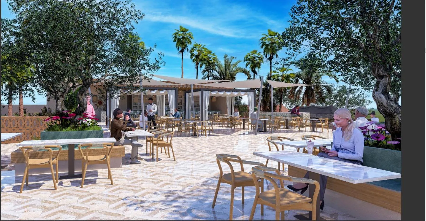 Restaurant/places to eat in Kenzi Azghor